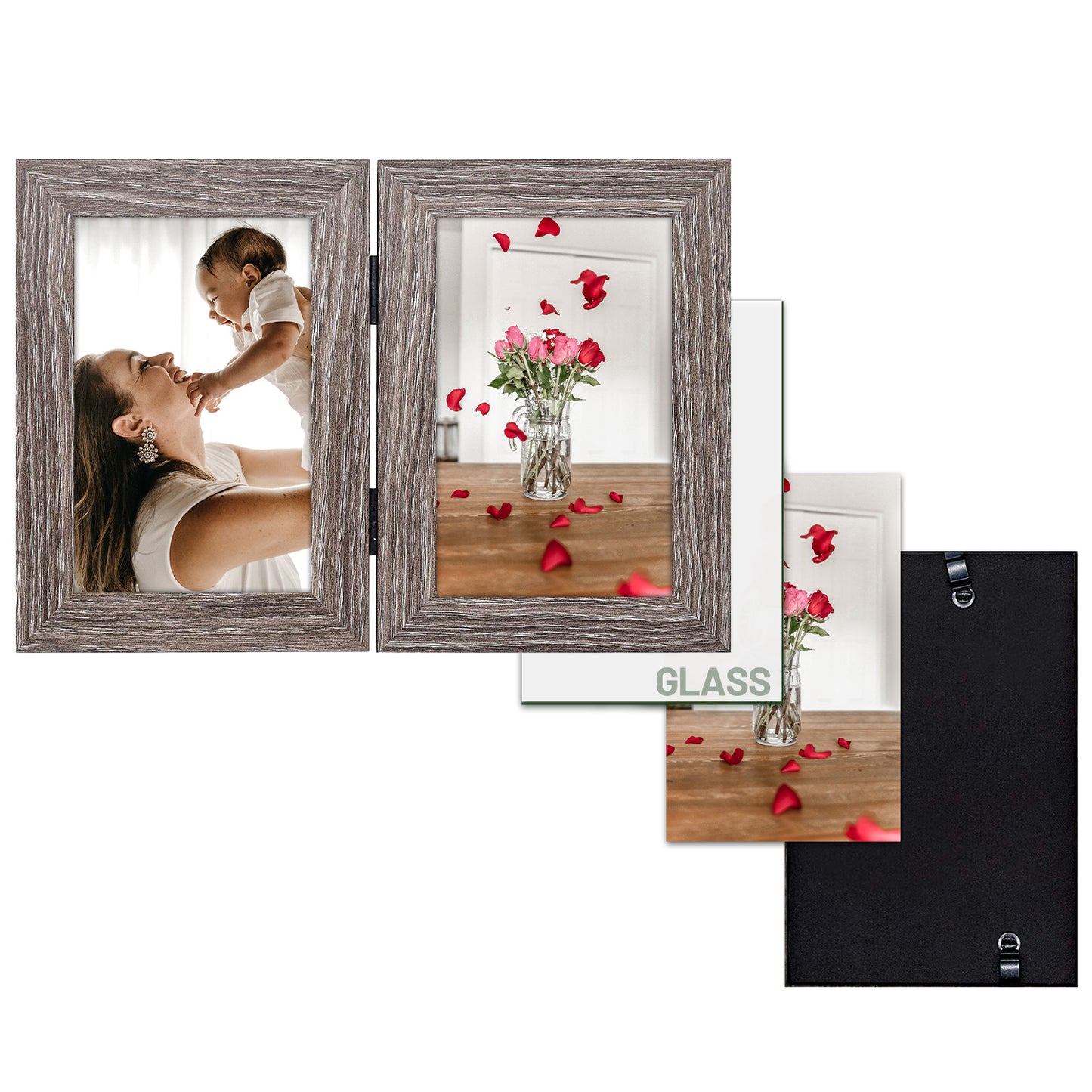 Clearance 4x6 Double Picture Frame (10 Pcs Per Box)