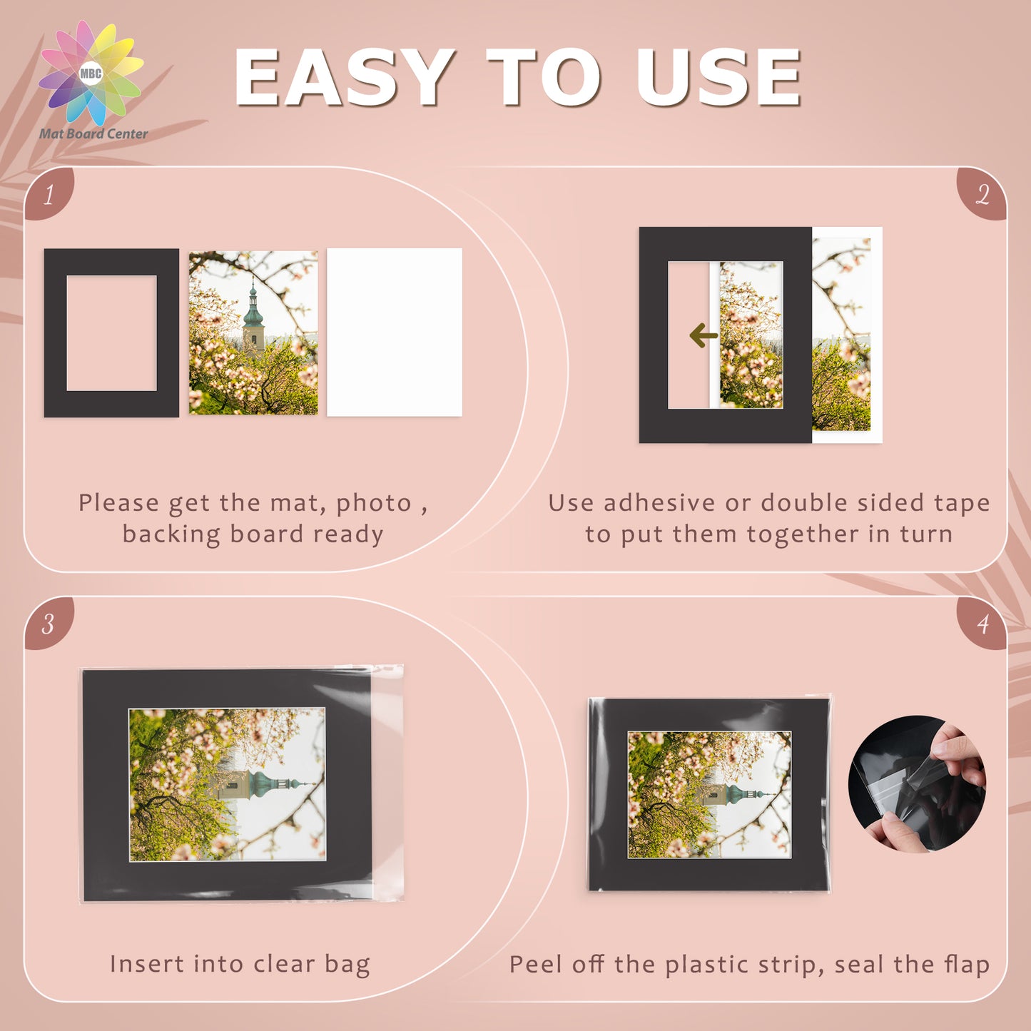 10 Pack 16x20 Whitecore Economy Pre-Cut Mat for 11x14 Photo+ Backing + Bag