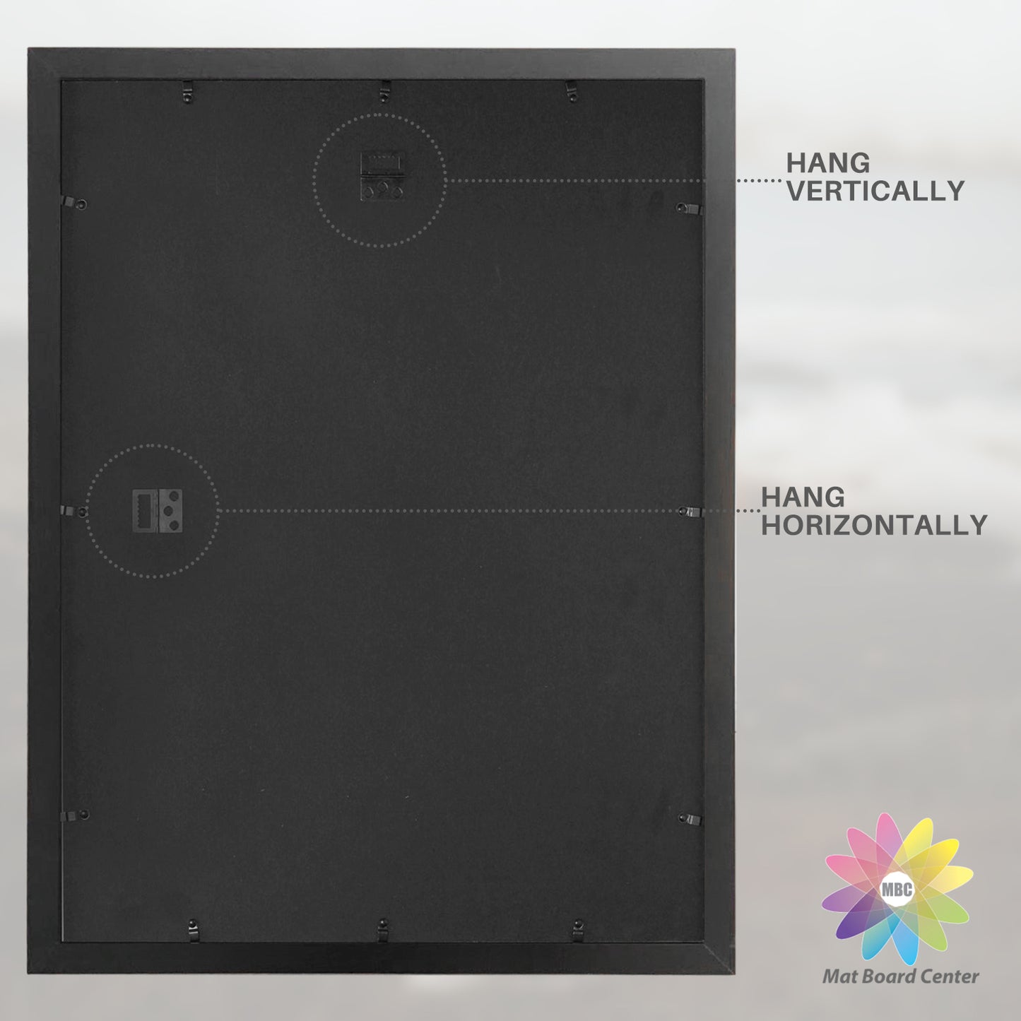 BOGO 18x24 Picture Frame Black (8 Pcs Per Box)