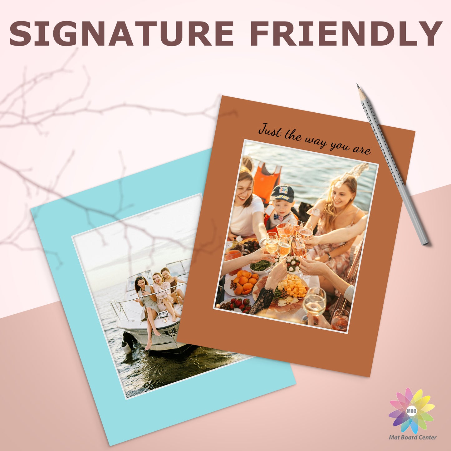 11x14 Mixed Color Mats For 8x10 Picture-Pack of 20