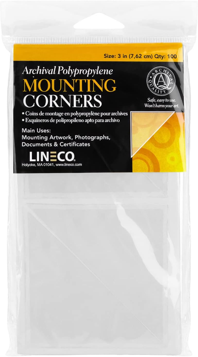 Lineco Archival Mounting Corners