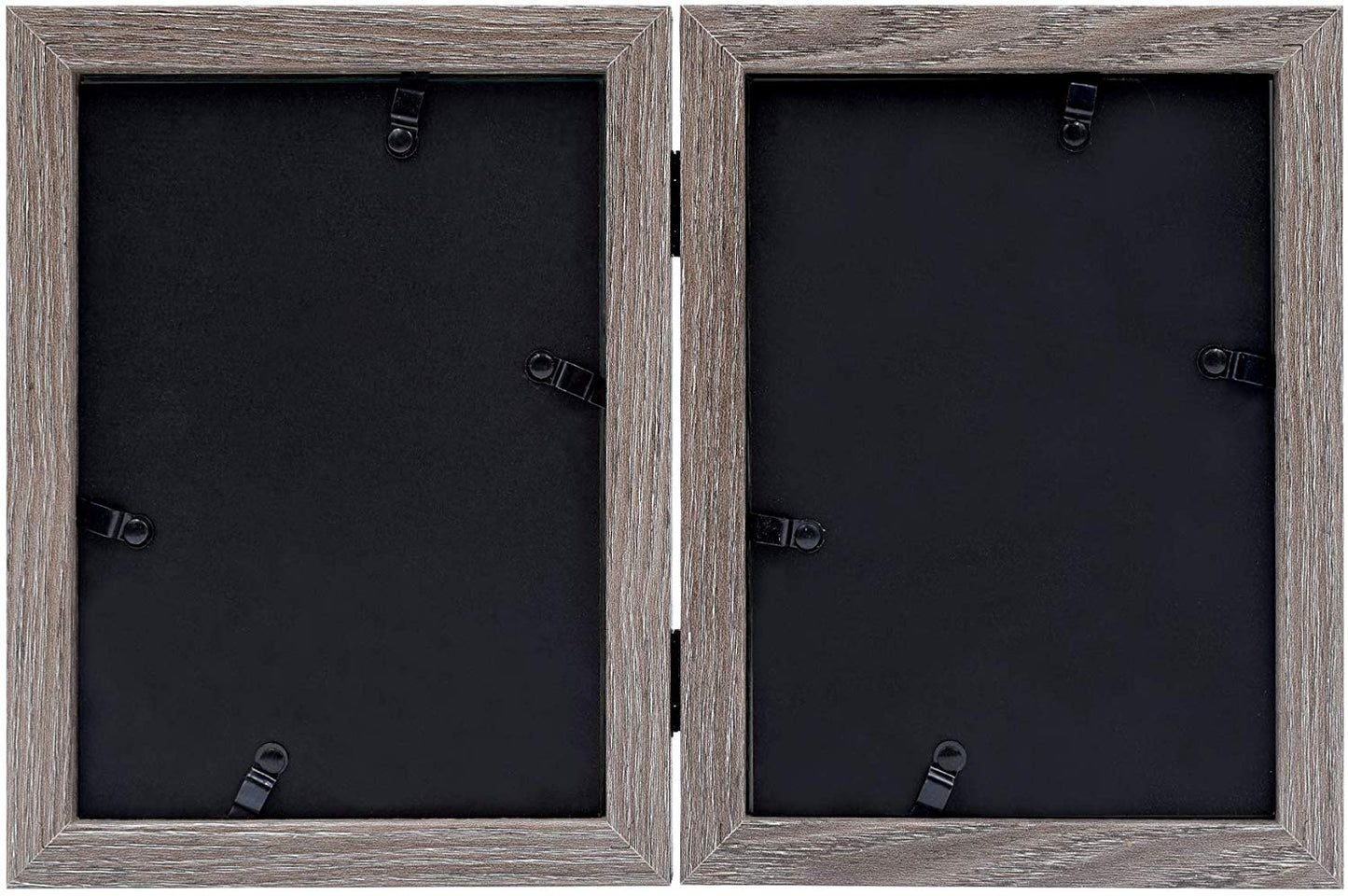 Clearance 5x7 Double Picture Frame Grey (10 Pcs Per Box)