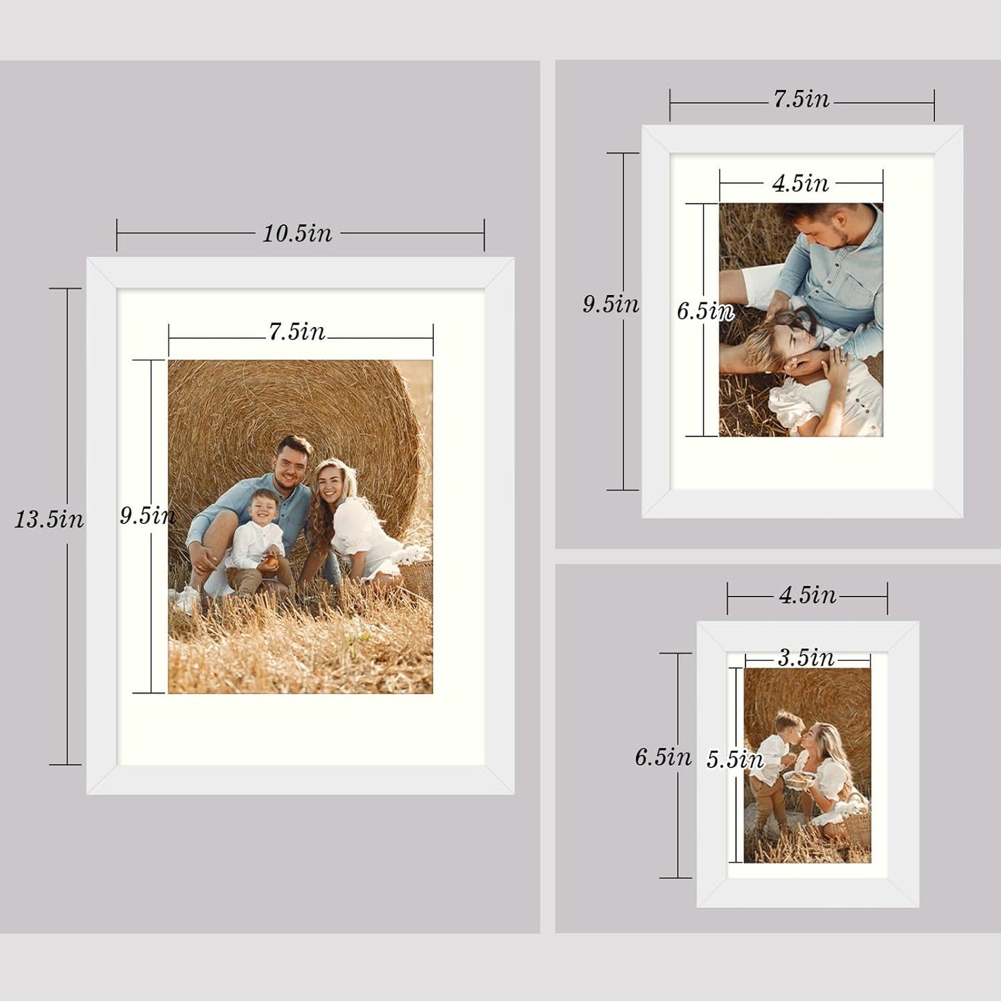 Gallery Wall Frames Set White(28 Pcs Per Box)