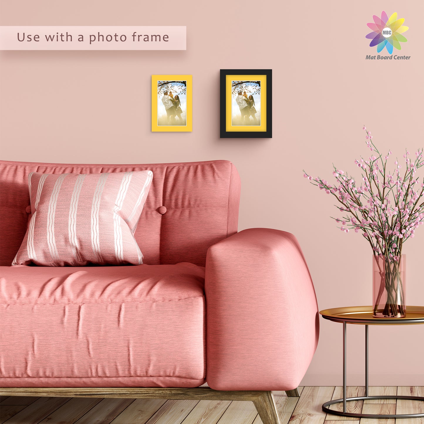 5x7 Mixed Color Mats For 4x6 Picture-Pack of 50