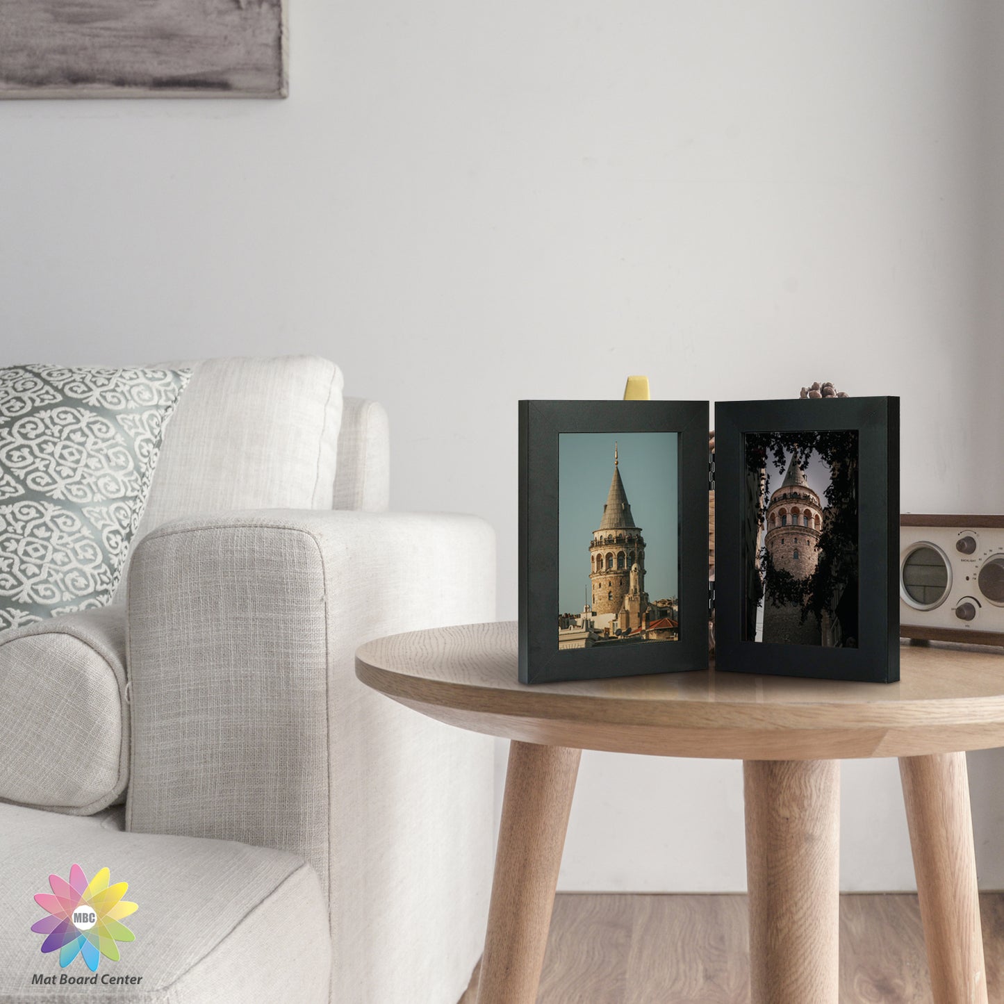 Clearance Double Picture Frame For 4x6 Photo Hinged Frames (10 Pcs Per Box)