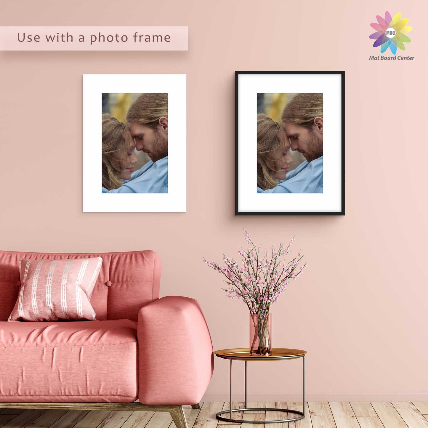 10 Pack 18x24 Whitecore Economy Pre-Cut Mat Board for 12x18 Photo+ Backing + Bag
