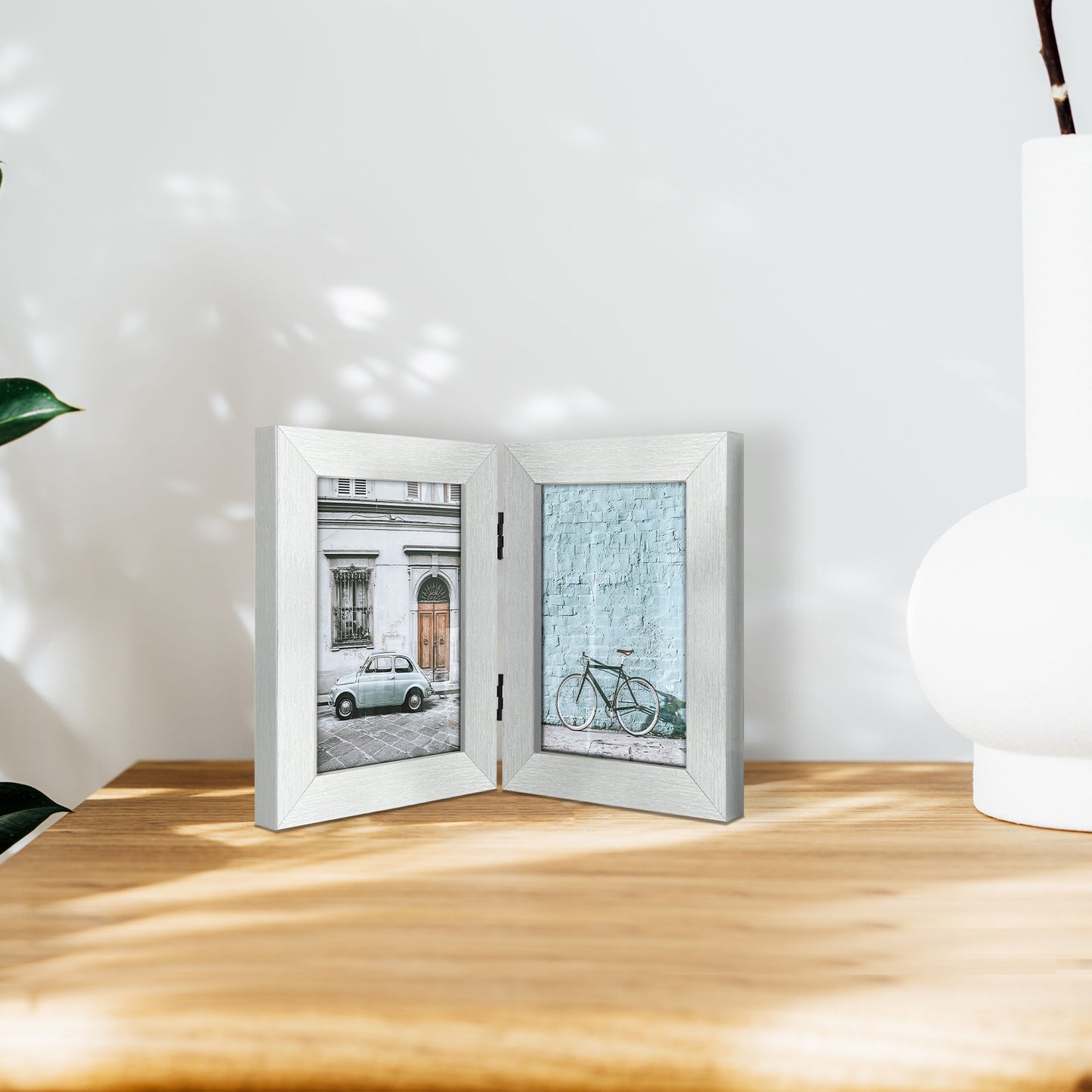 Clearance Double Picture Frame For 4x6 Photo Hinged Frames (10 Pcs Per Box)