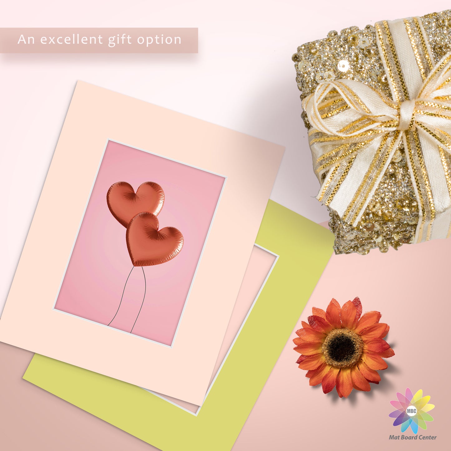 8x10 Mixed Color Mats For 5x7 Picture-Pack of 20