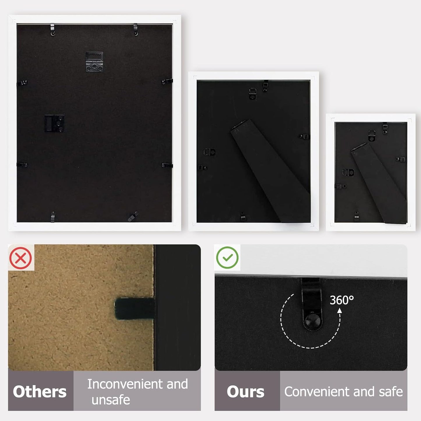 Gallery Wall Frames Set White(28 Pcs Per Box)