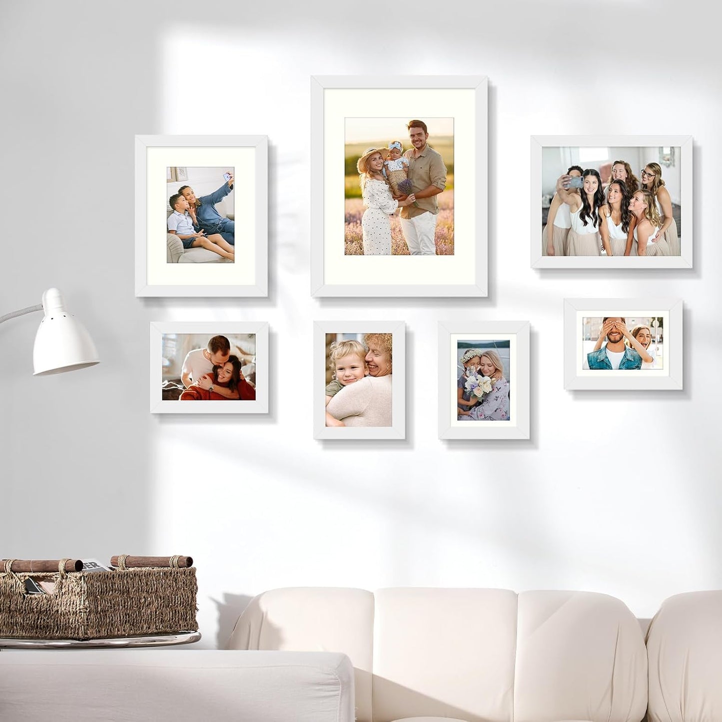 Gallery Wall Frames Set White(28 Pcs Per Box)
