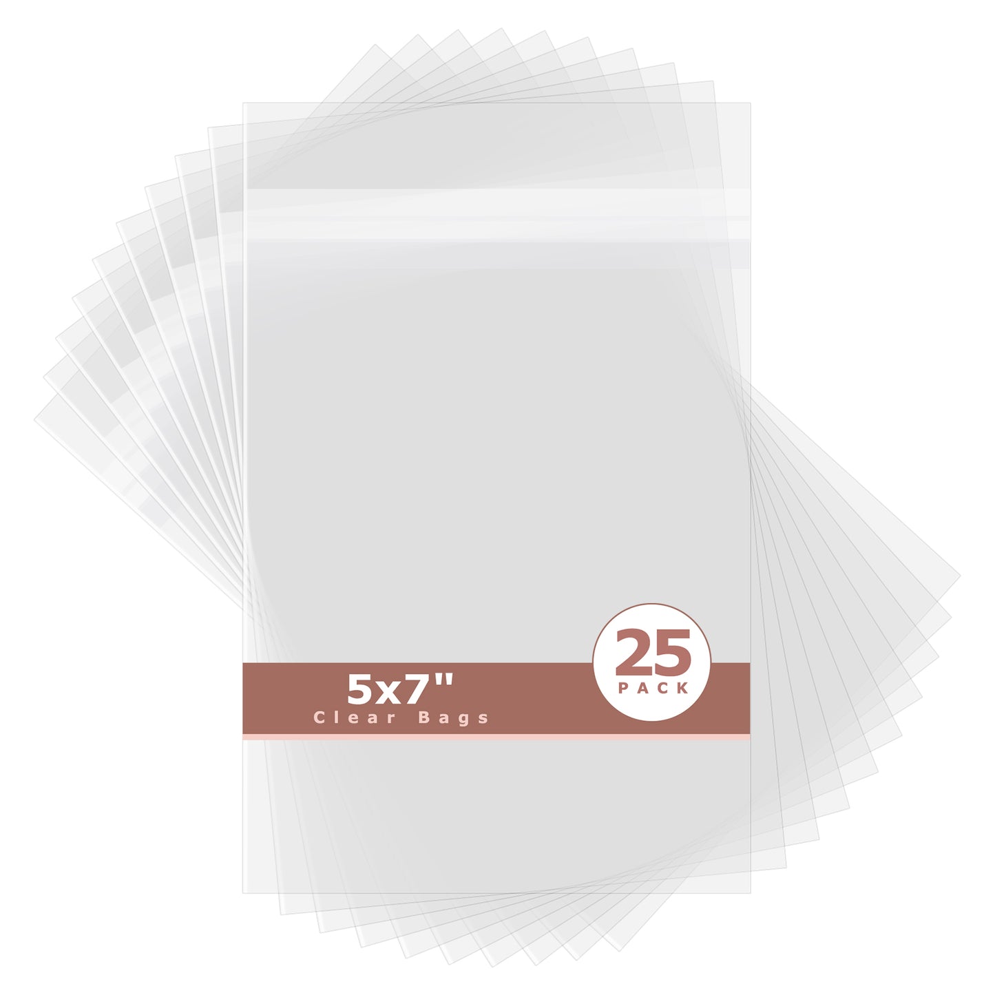 Crystal Clear Bags 25 Pack 5x7