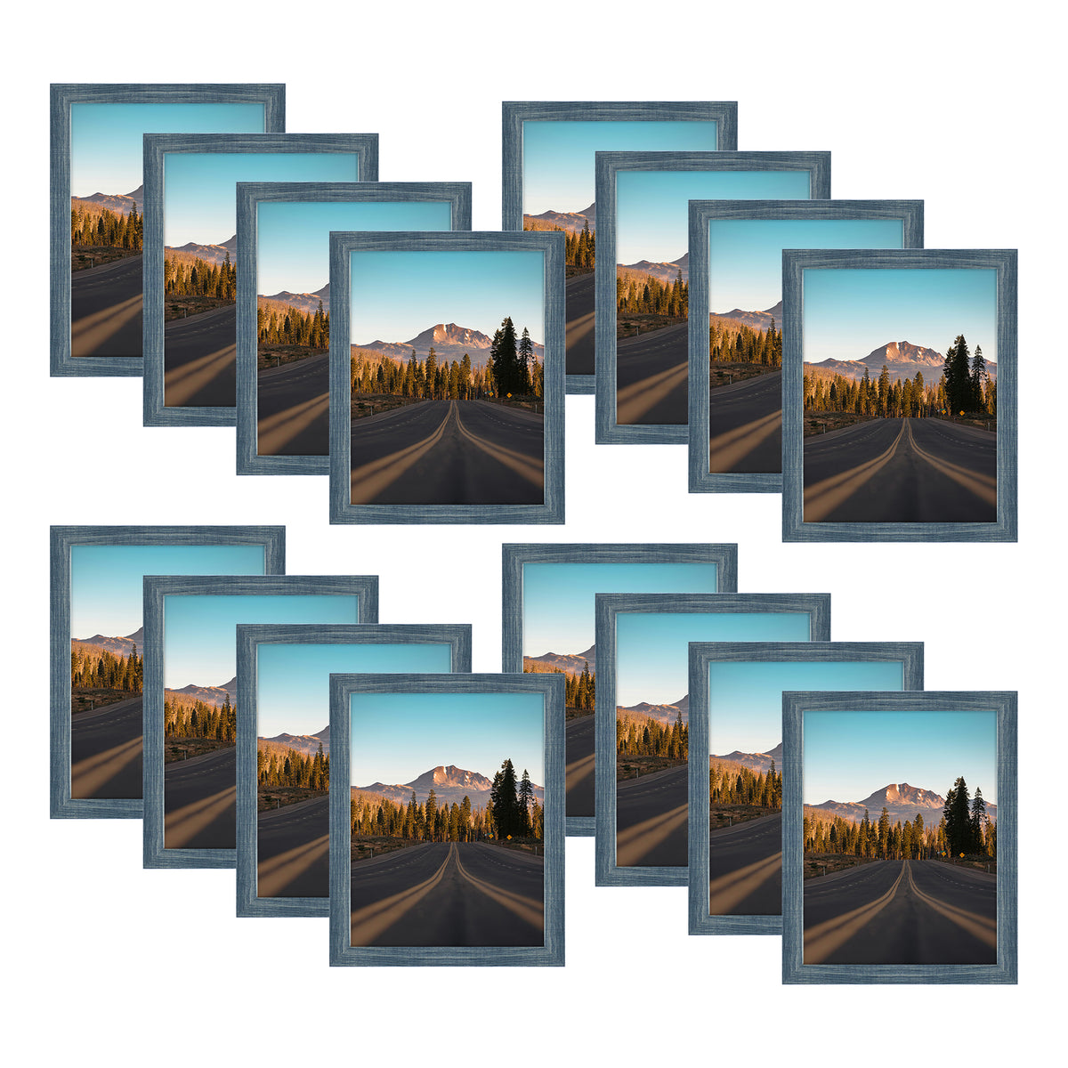 8.5x11 Picture Frame with Real Glass (16 Pcs Per Box)