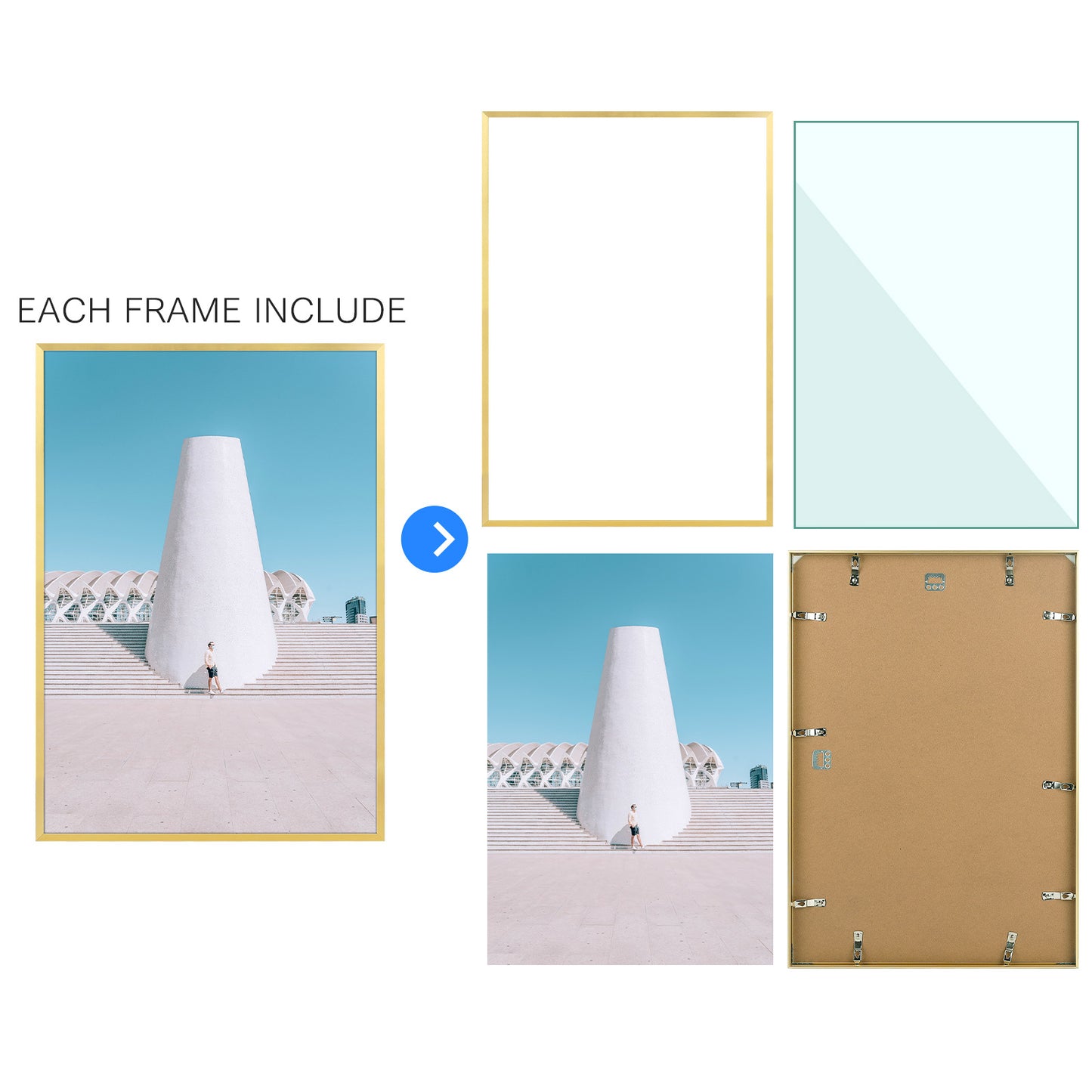 16x24 Aluminum Picture Frame (6 Pcs per Box)
