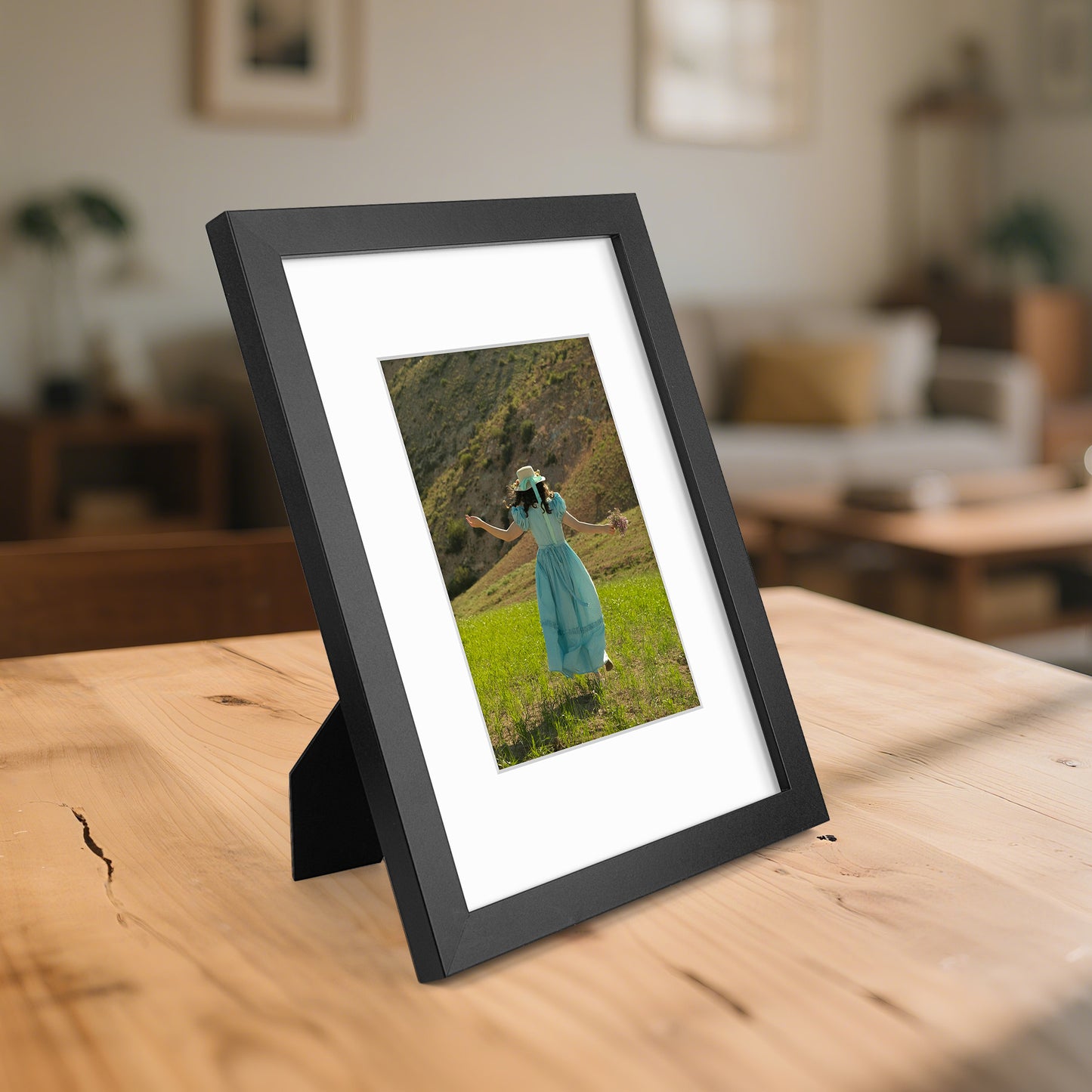 9x12 Picture Frame with White Mat for 6x8 Photo (8 Pcs Per Box)