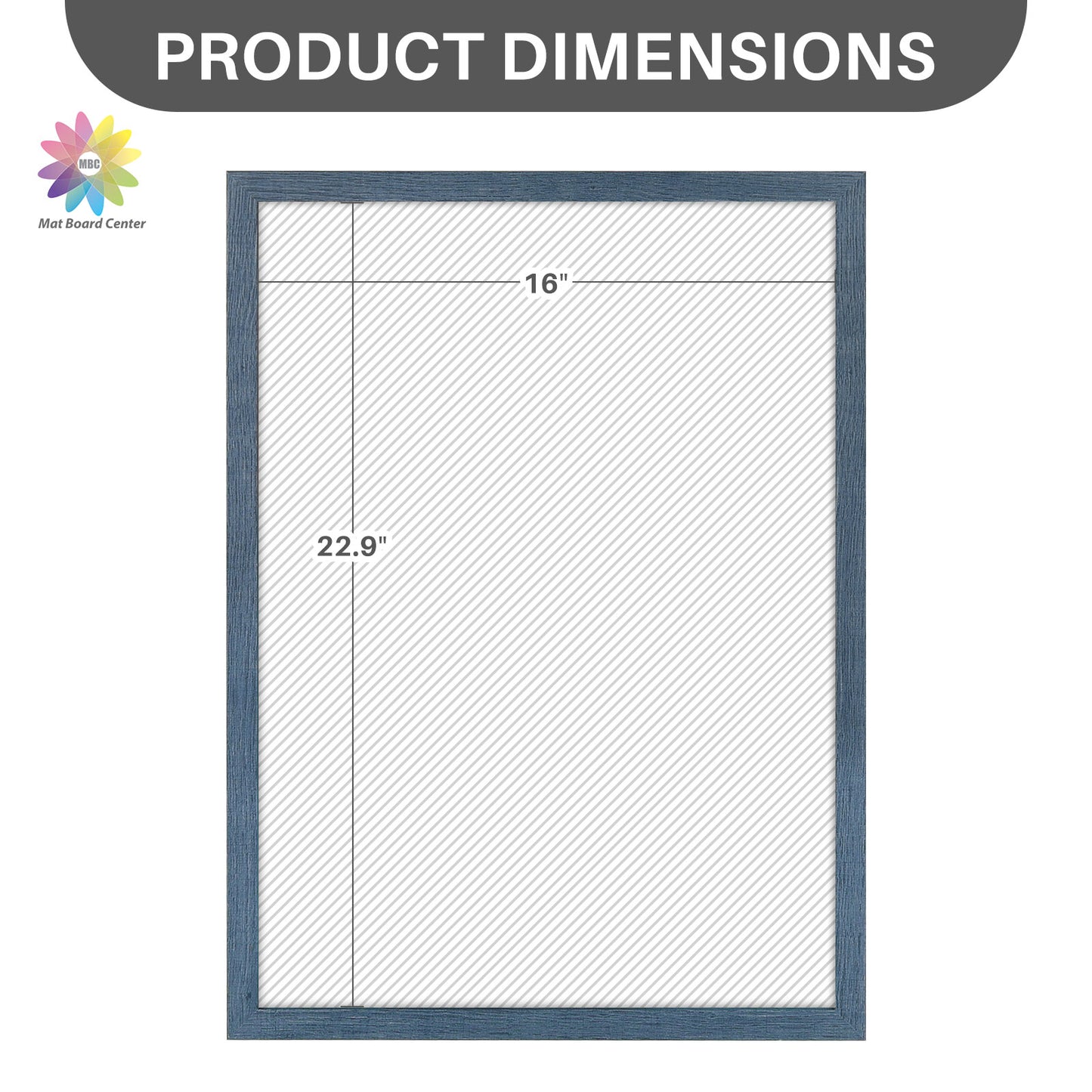 Clearance A2 Picture Frame with Plexiglass (8 Pcs Per Box)