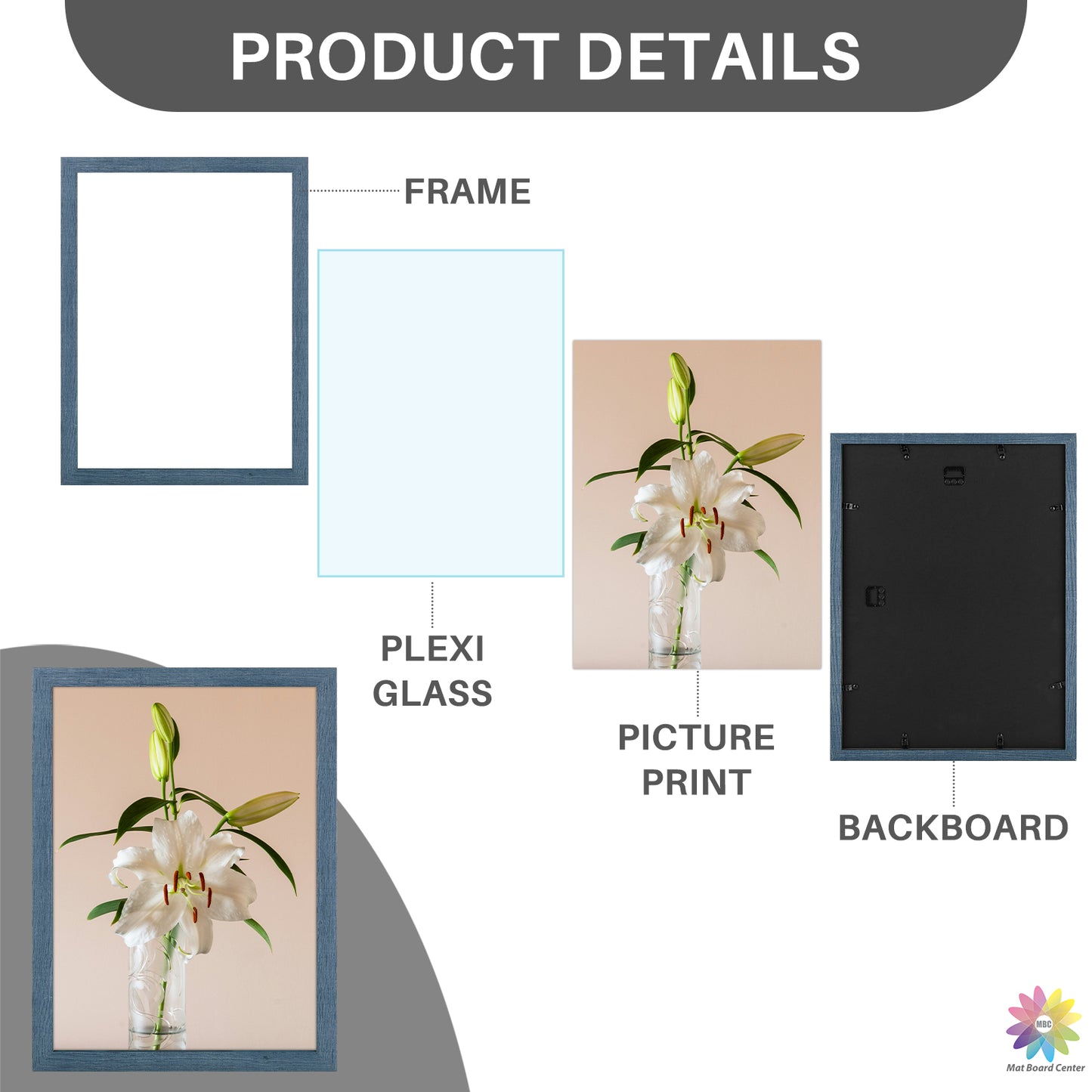 Clearance A3 Picture Frame with Plexiglass (16 Pcs Per Box)