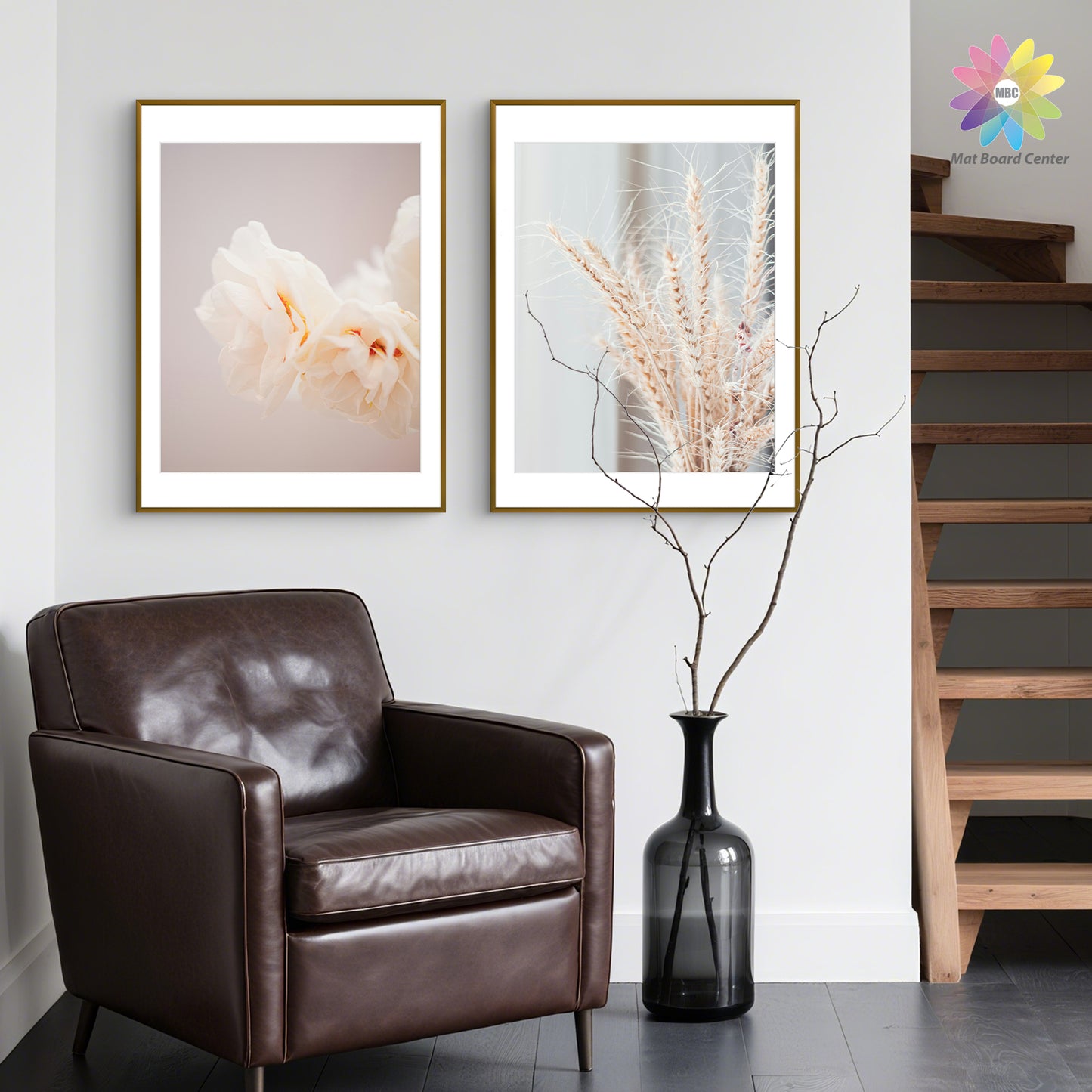 18x24 Aluminum Picture Frame With White Mat For 16x20 Photo (3 Pcs Per Box)