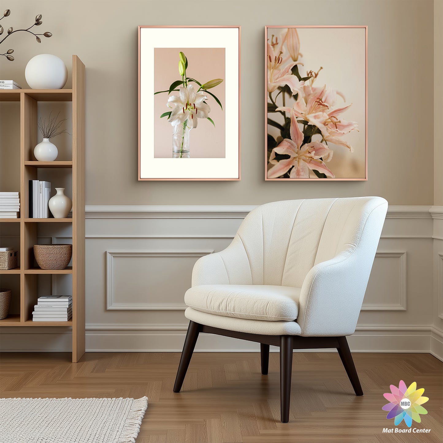 Clearance 16x24 Aluminum Picture Frame for 12x18 Pictures with Ivory Mat and Real Glass (6 Pcs Per Box)