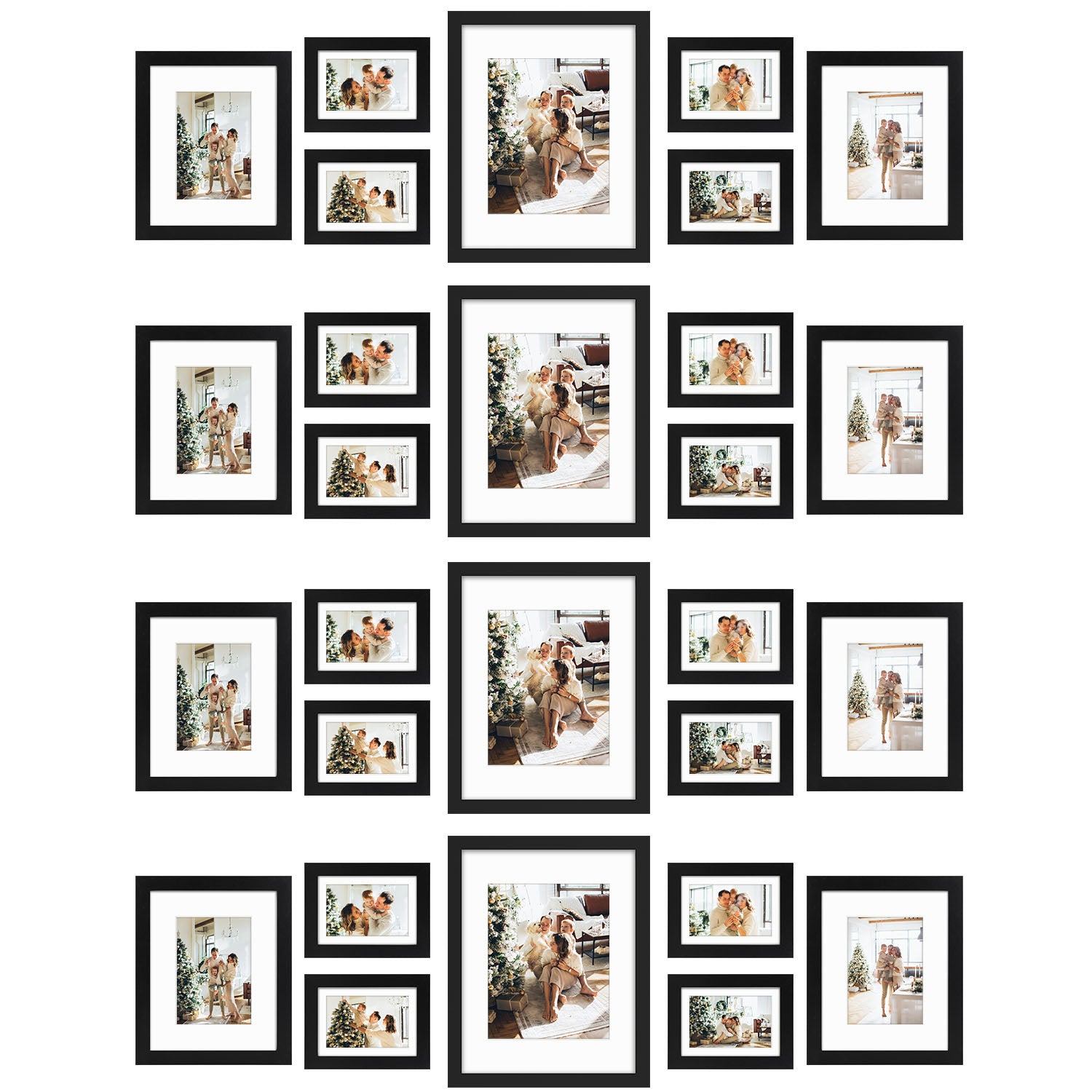 Gallery Wall Frames Set (28 Pcs Per Box) Black