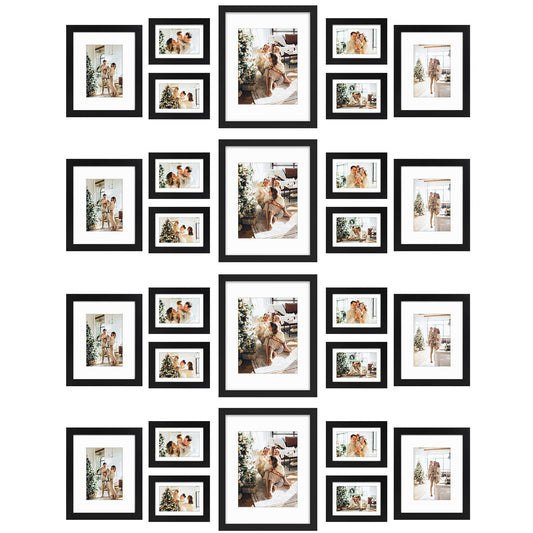 Gallery Wall Frames Set (28 Pcs Per Box) Black