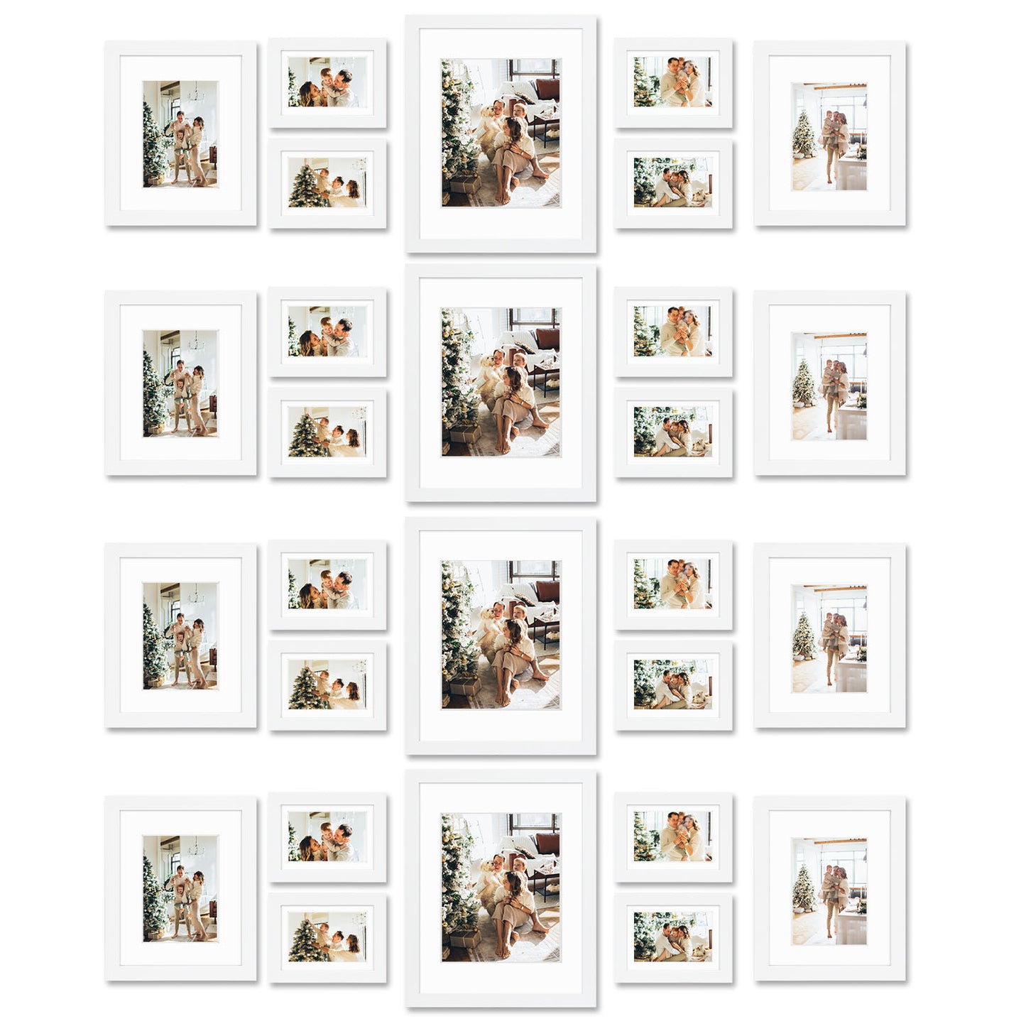 Gallery Wall Frames Set (28 Pcs Per Box) White