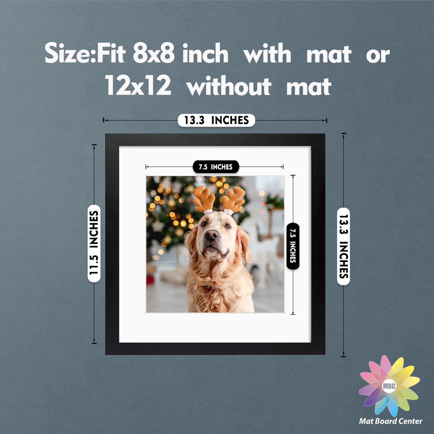 12x12 Frame for 8x8 Picture MDF (9 Pcs per Box)