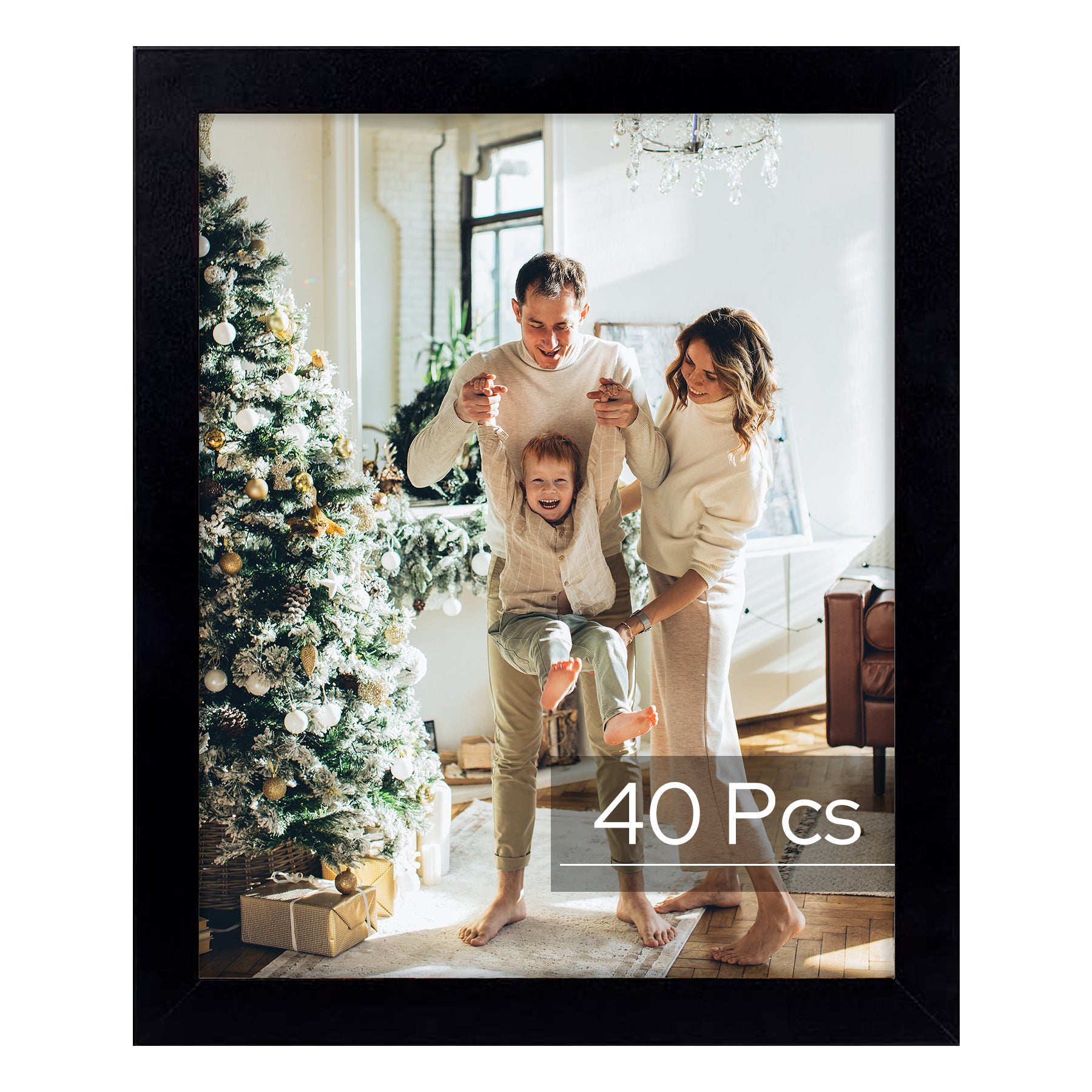 Clearance 8x10 Picture Frame with Plexiglass (40 Pcs Per Box) Black
