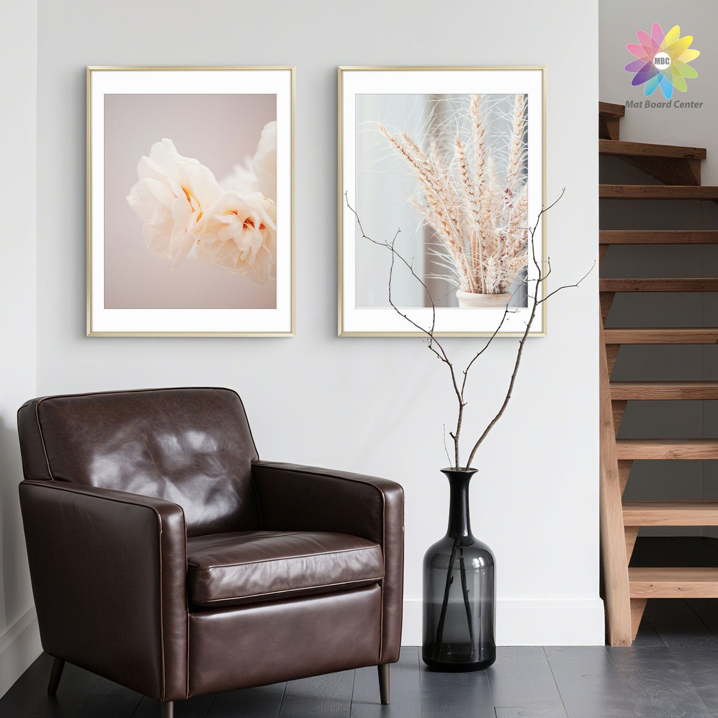 18x24 Poster Frame with White Mat for 16x20 Picture (3 Pcs Per Box)