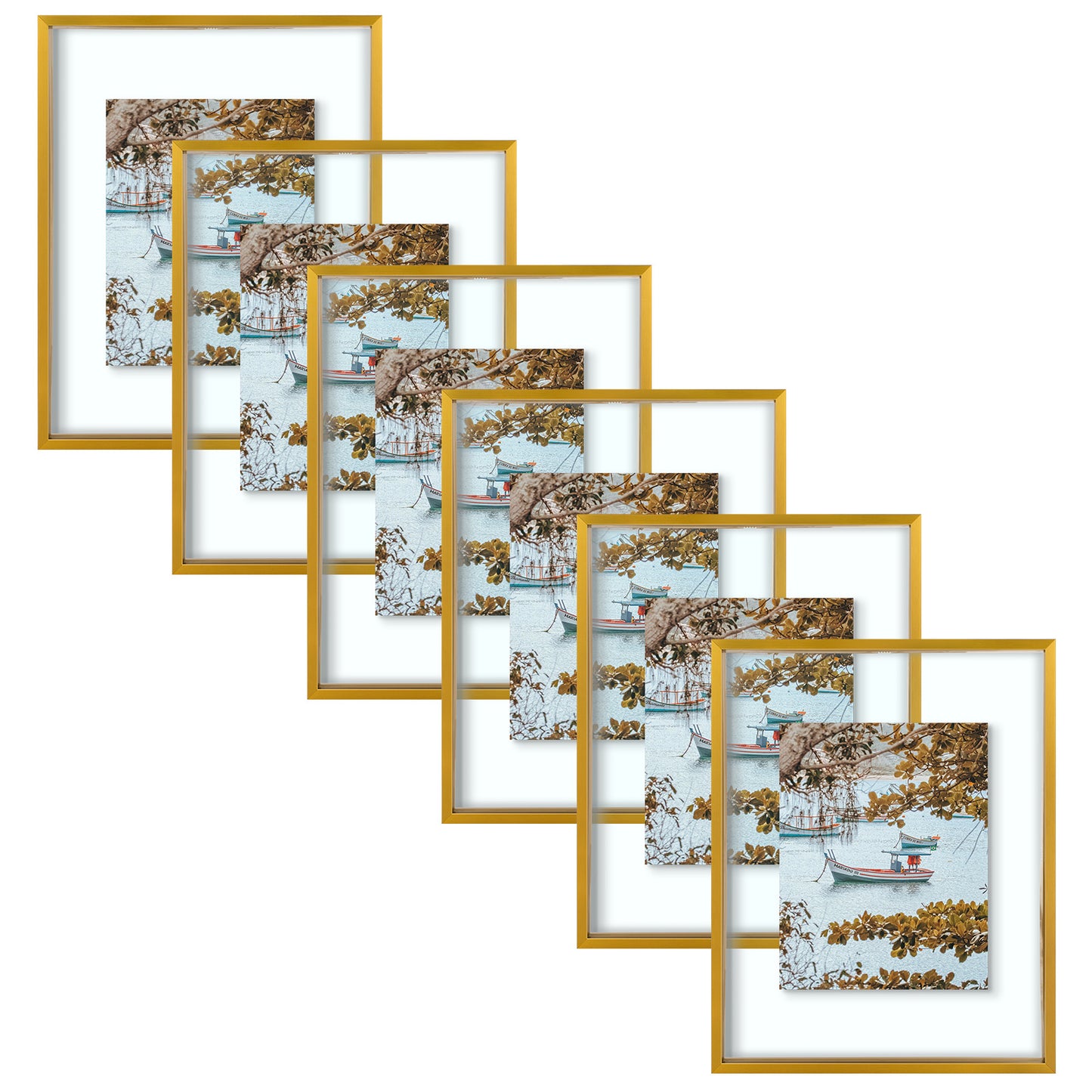 11x14 Floating Frame For Any Size Photo up to 11 by 14 (6 Pcs Per Box) Bronze