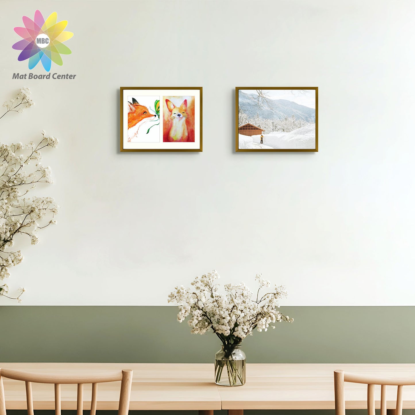 8.5x11 Aluminum Collage Picture Frame for Two 5x7 Photos (8 Pcs per Box)