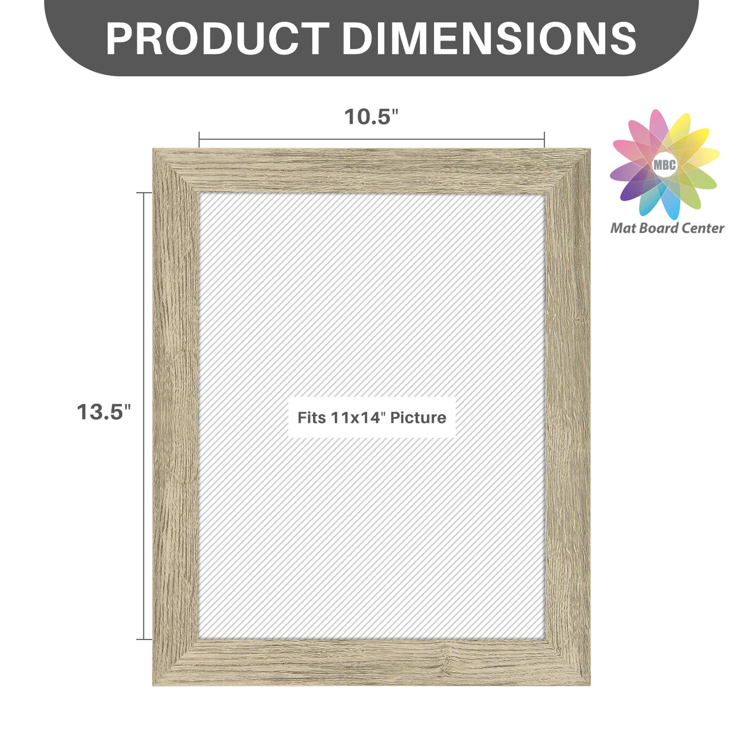 Pack of 10, 11X14 Picture Frames with Real Glass