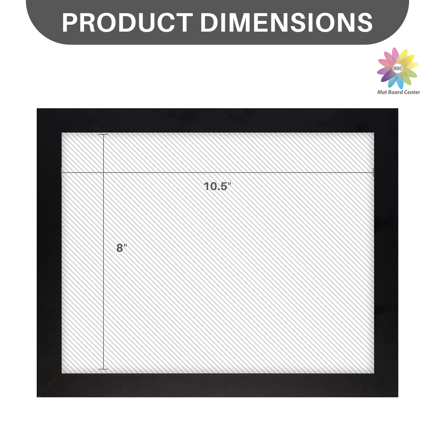 8.5x11 Picture Frame with Real Glass (16 Pcs Per Box)
