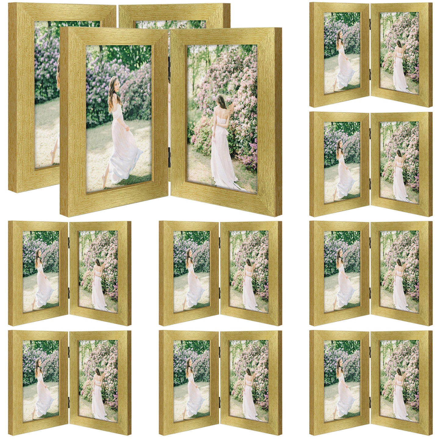 Clearance Double Picture Frame for 5x7 Picture (10 Pcs Per Box)