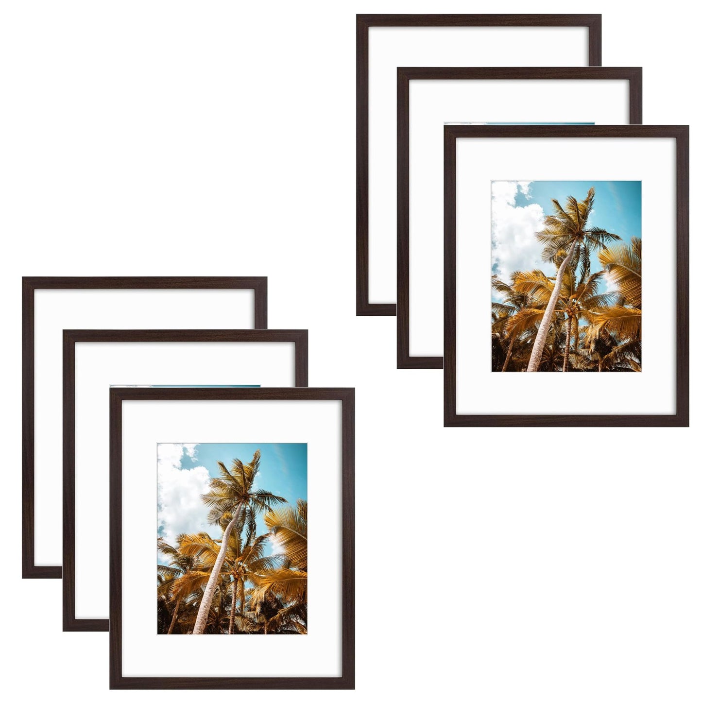 16x20 Picture Frame for 11x14 Picture (6 Pcs Per Box) Walnut