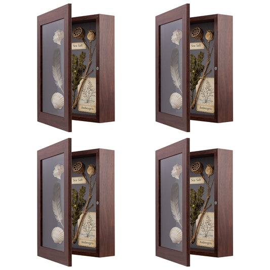 Clearance 8.5x11 Shadow Box Picture Frame (4 Pcs Per Box) Brown