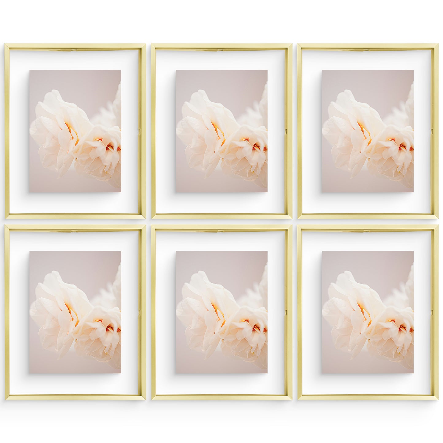 11x14 Floating Frame For Any Size Photo up to 11 by 14 (6 Pcs Per Box) Gold