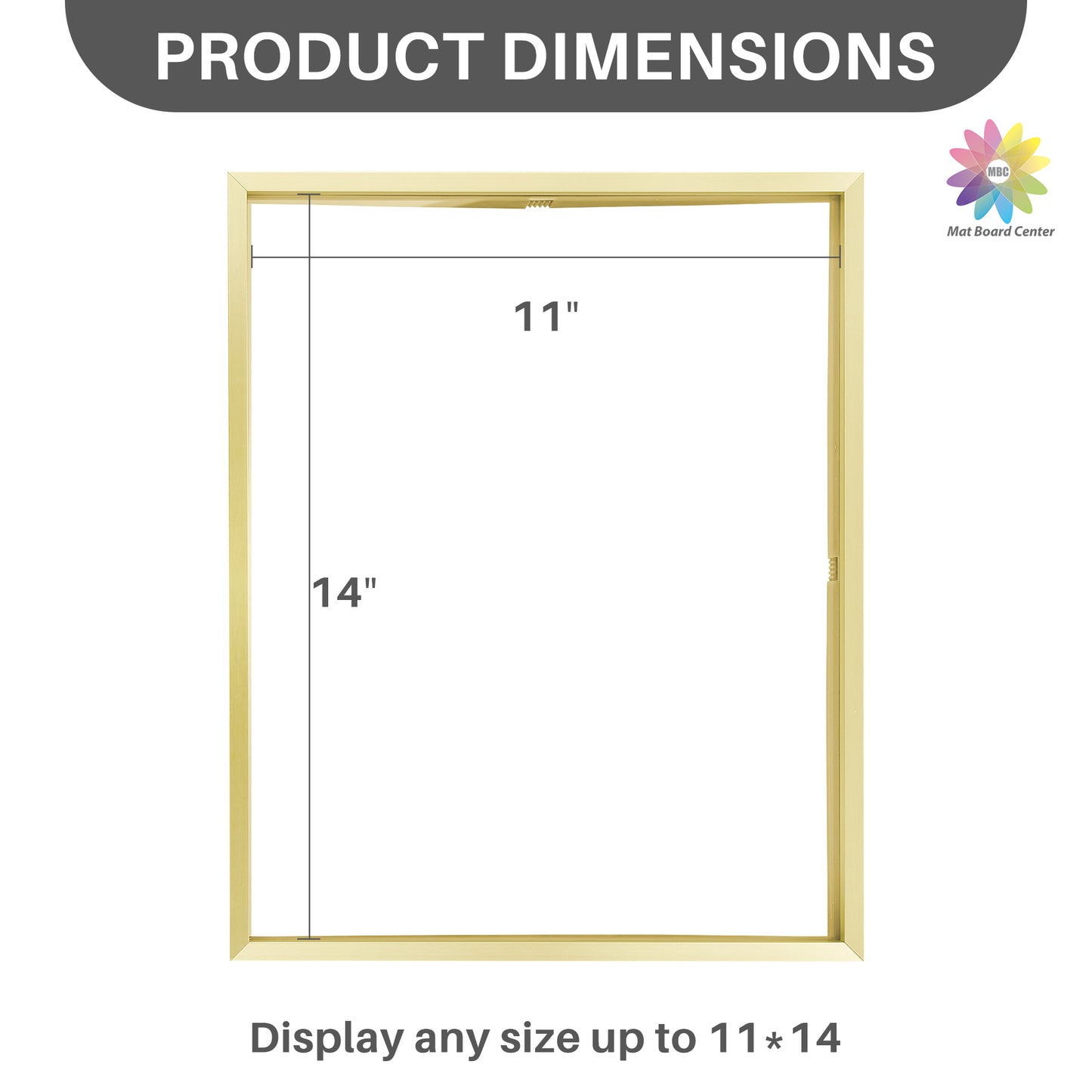 11x14 Floating Frame For Any Size Photo up to 11 by 14 (6 Pcs Per Box)