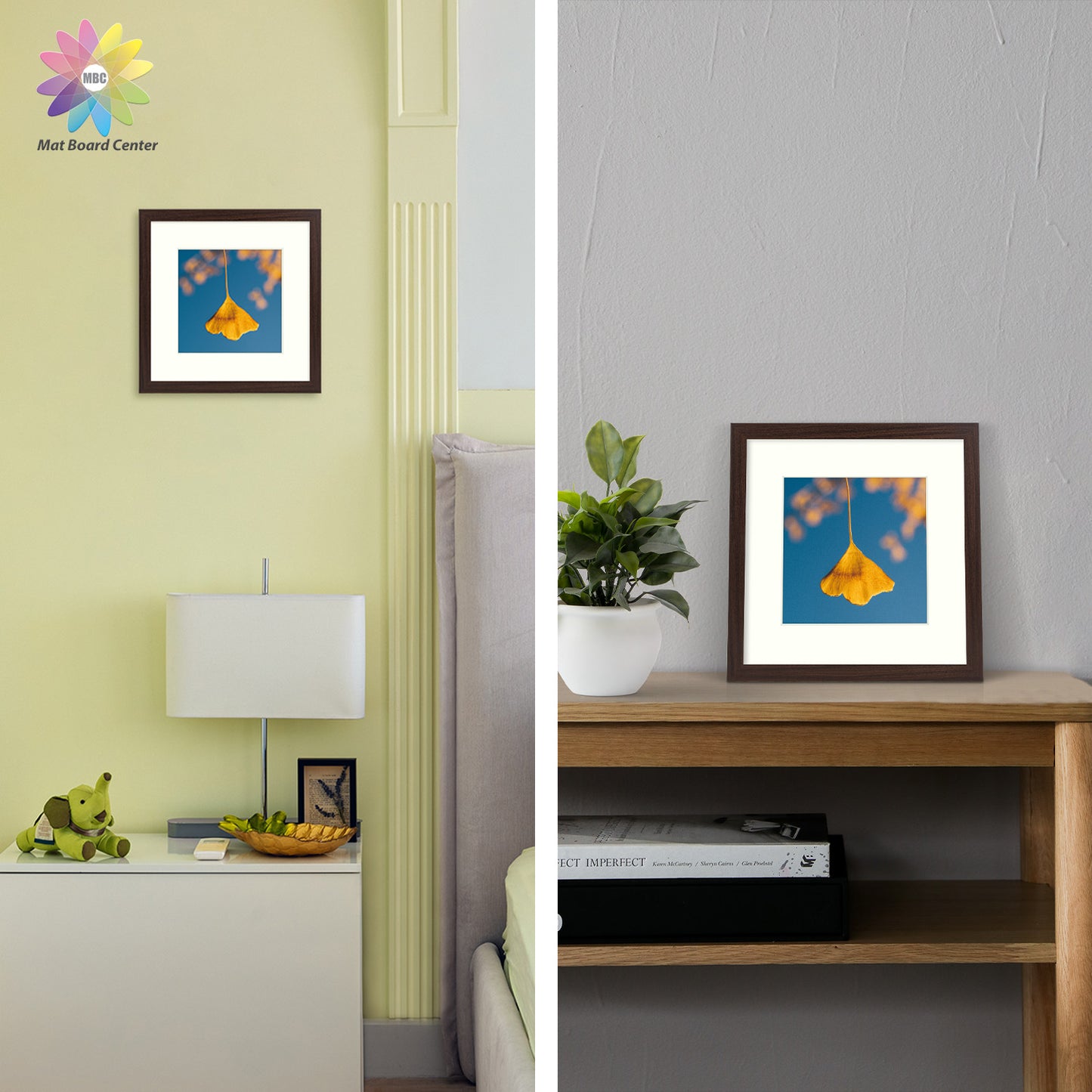 12x12 Picture Frame with White Mat for 8x8 Photo (9 Pcs Per Box)