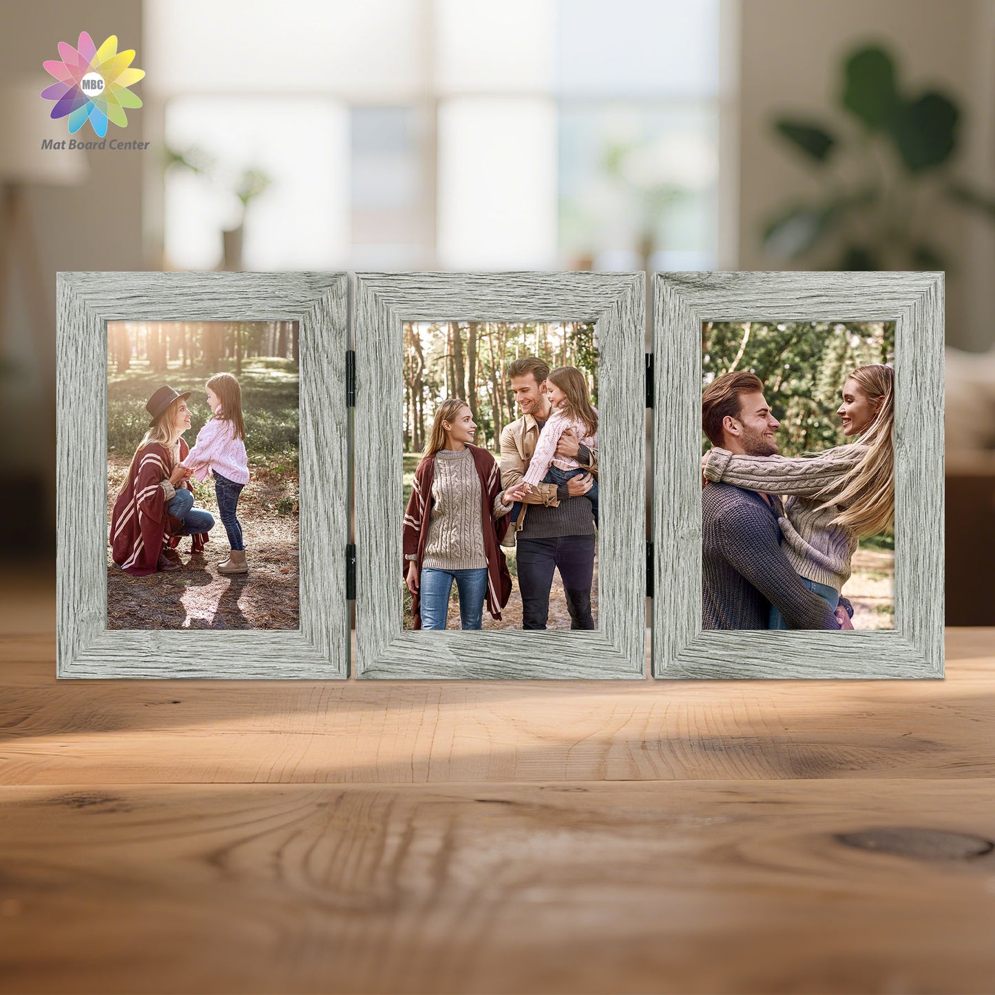 Three Picture Frame for Three 4x6 Pictures (8 Pcs per Box)