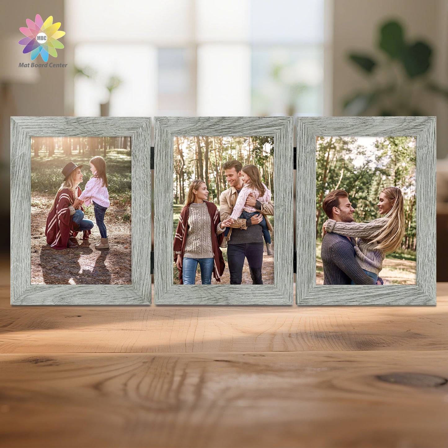 Three Picture Frame 5x7 Triple Frame (8 Pcs per Box)