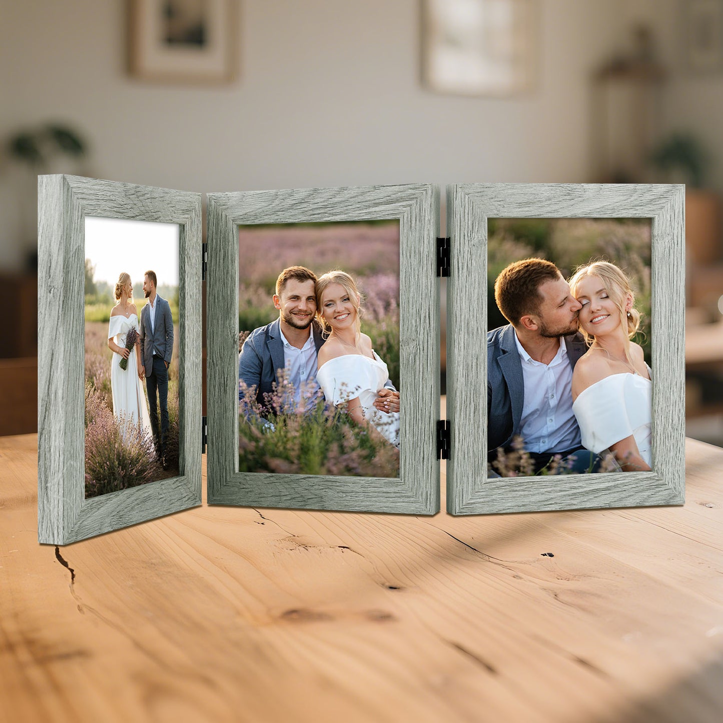 Three Picture Frame 5x7 Triple Frame (8 Pcs per Box)