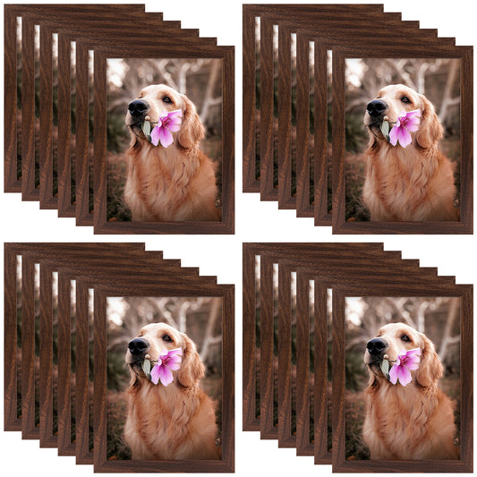 A4 Brown Picture Frame with Plexiglass (24 Pcs Per Box)