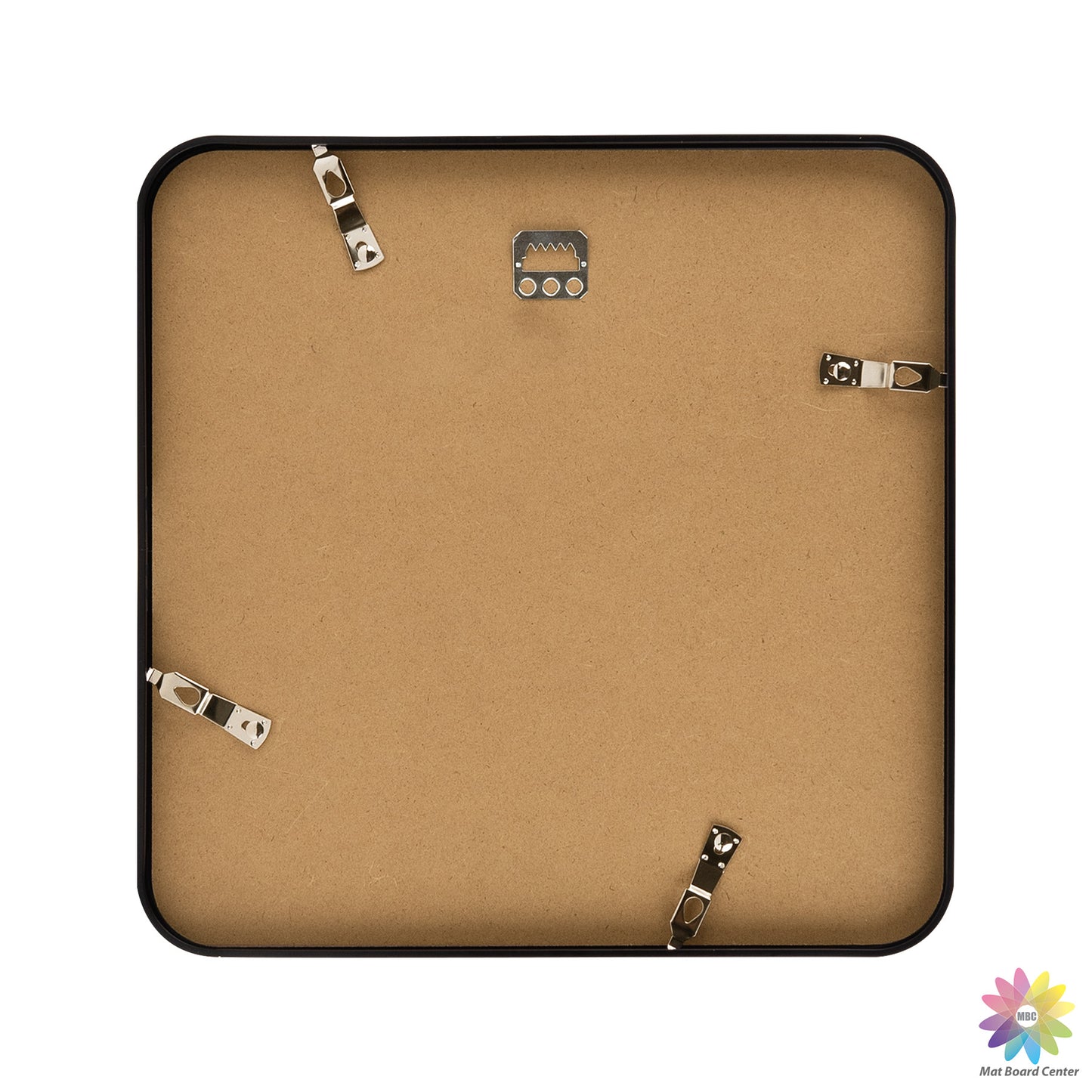 12x12 Round Corner Aluminum Picture Frame with White Mat for 8x8 Picture(6 Pcs Per Box)