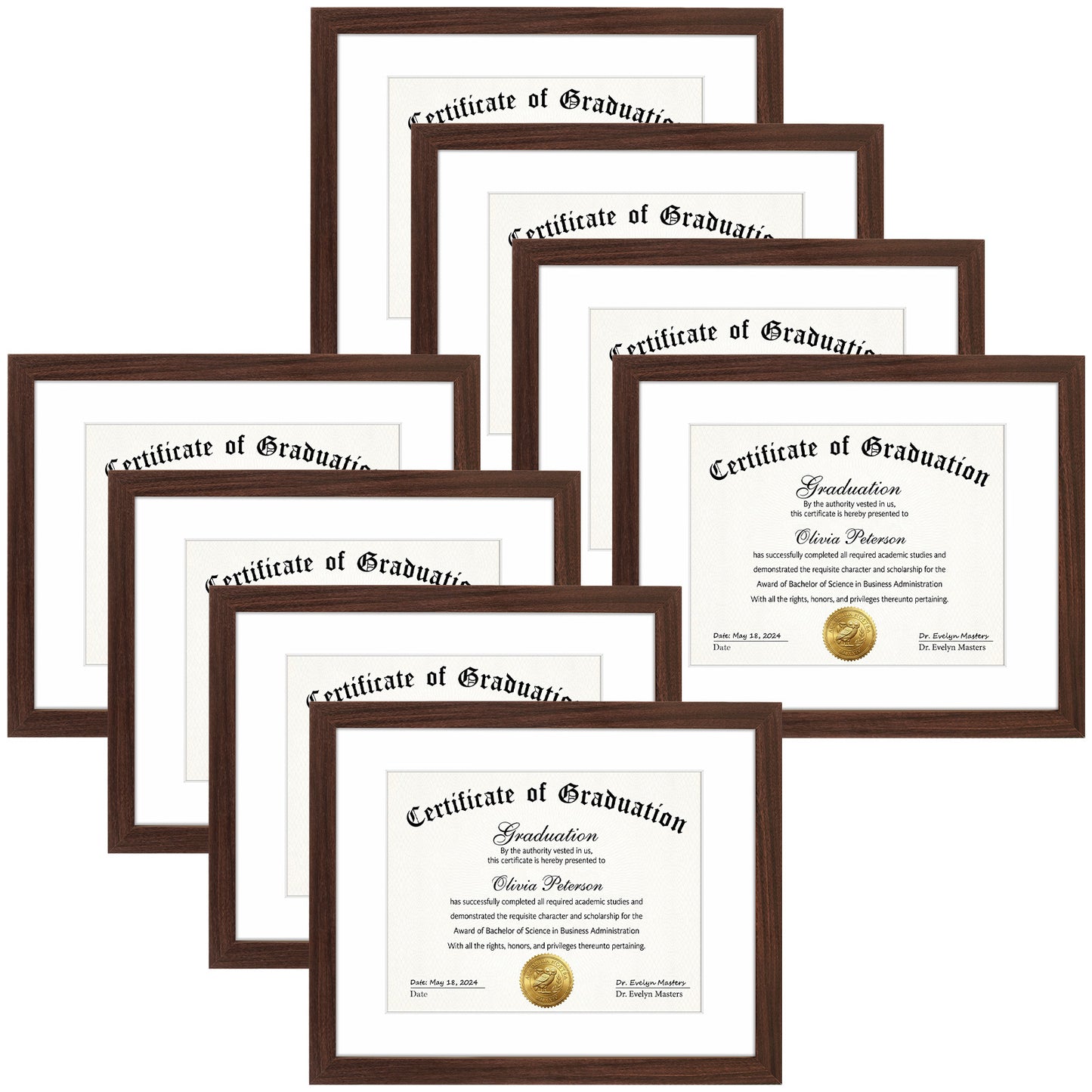 11x14 Picture Frame for 8.5x11 Photo/Certificate (8 Pcs Per Box)