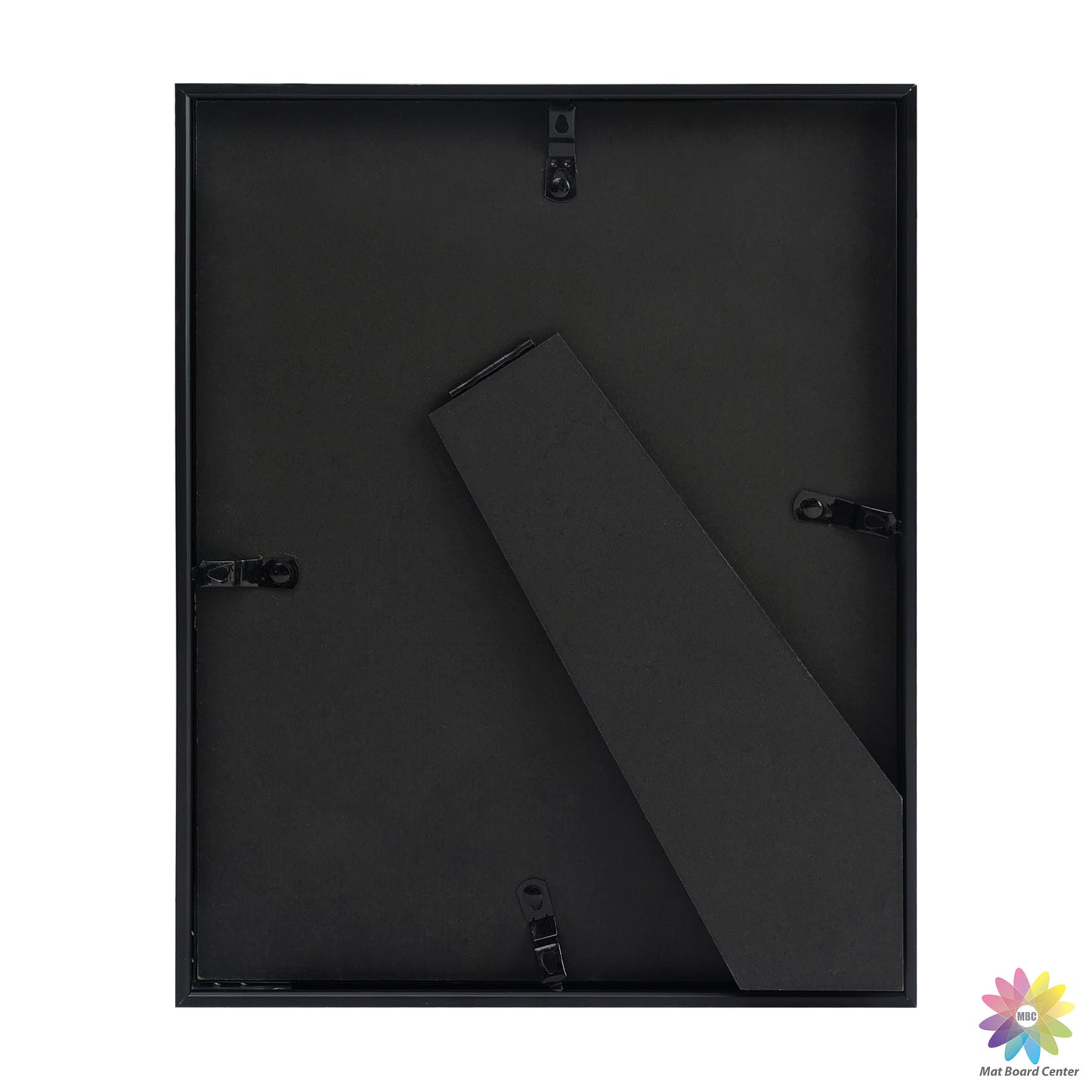 8x10 Collage Picture Frame With White Mat Display Two 4X6 Photo Black (12 Pcs Per Box)