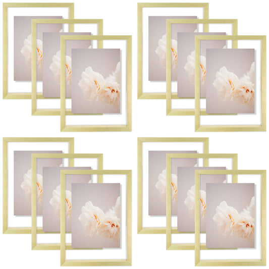 5x7 Floating Frame Displays Any Size Photo up to 5 by 7 (12 Pcs Per Box)
