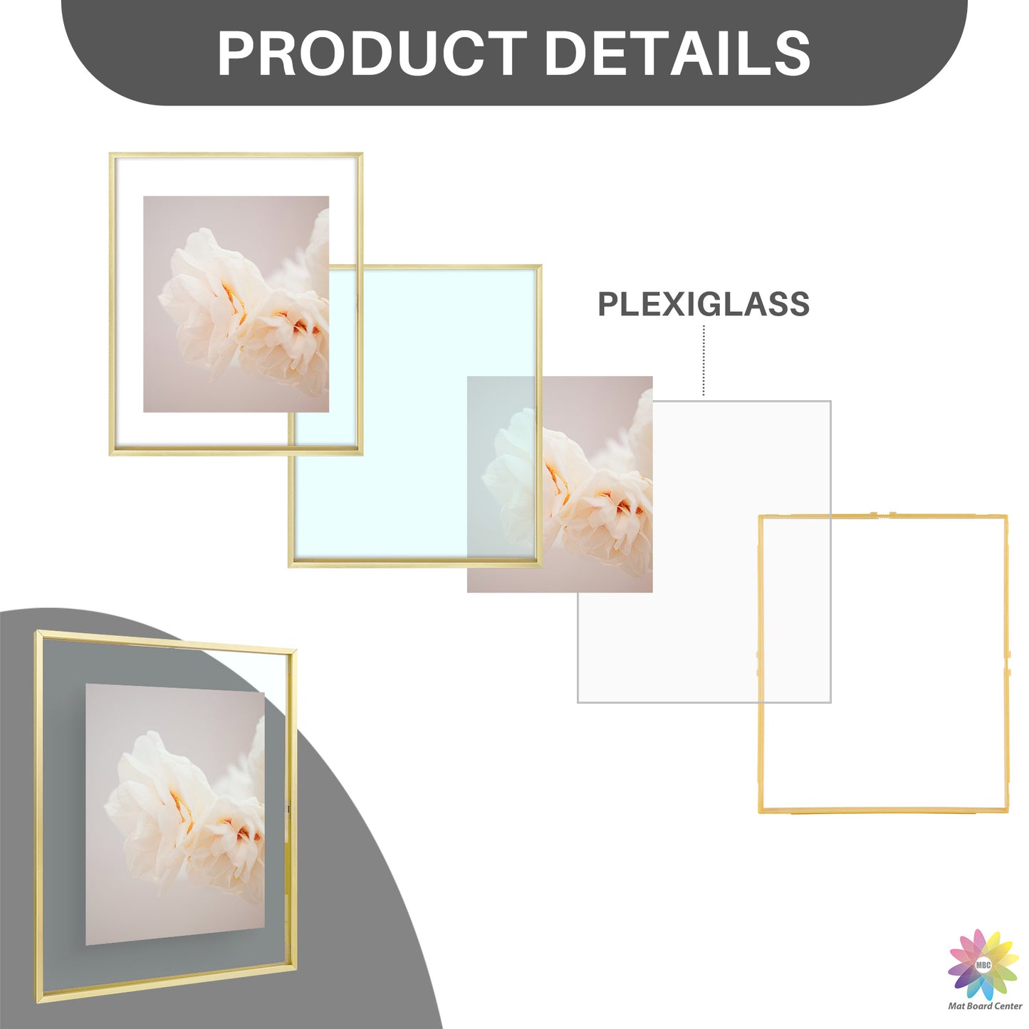 16x20 Floating Frame For Any Size Photo Up to 16 by 20 (6 Pcs Per Box)