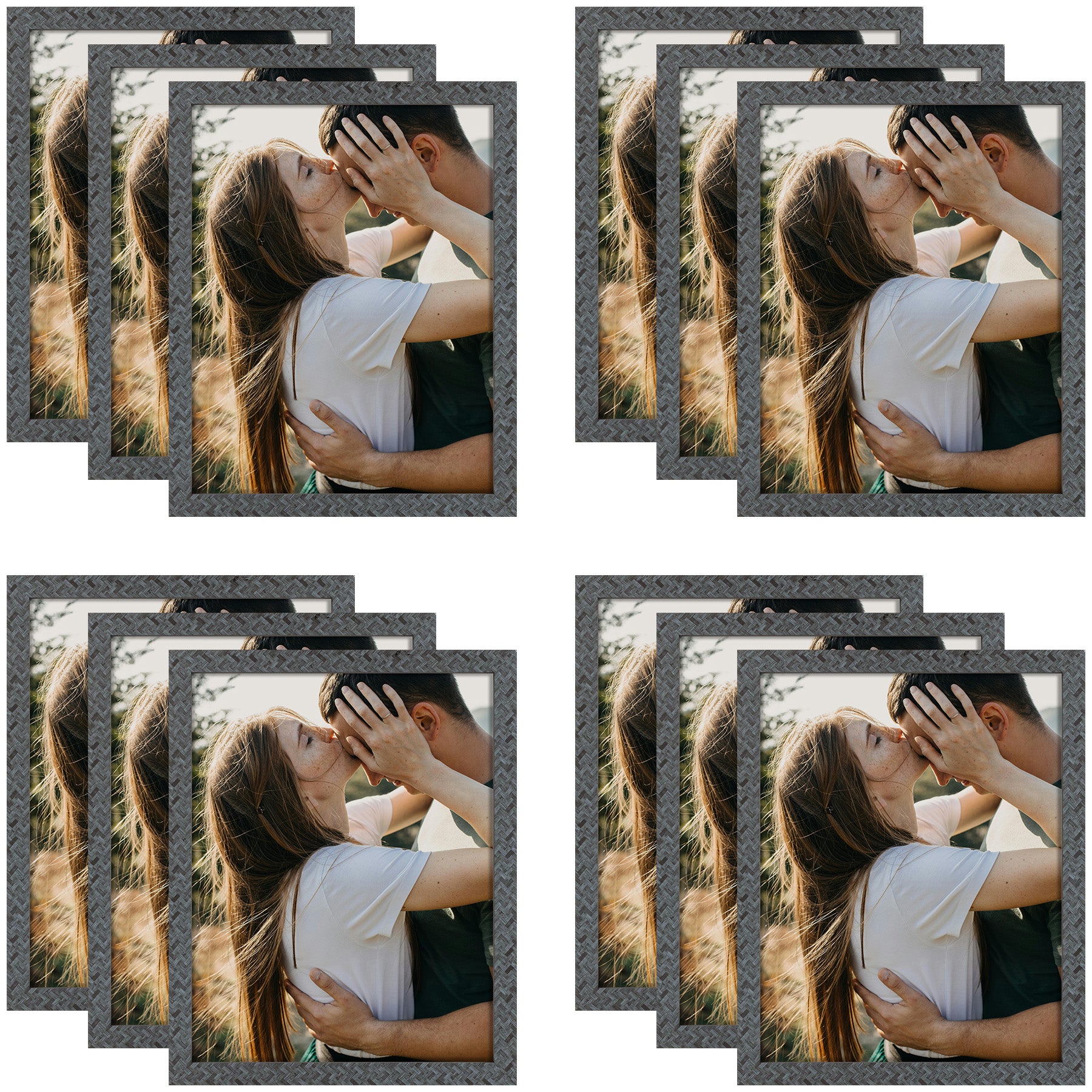 11x14 Picture Frame With Plexiglass (12 Pcs per Box) Black