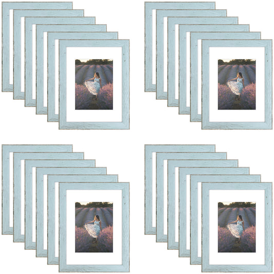 9x12 Picture Frame for 6x8 Picture with Plexiglass (24 Pcs Per Box) Blue