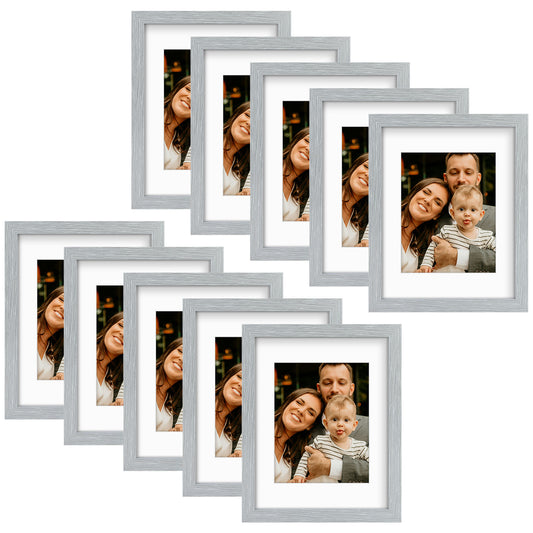Clearance 11x14 Picture Frame With White Mat For 8x10 Photo (10 Pcs Per Box)